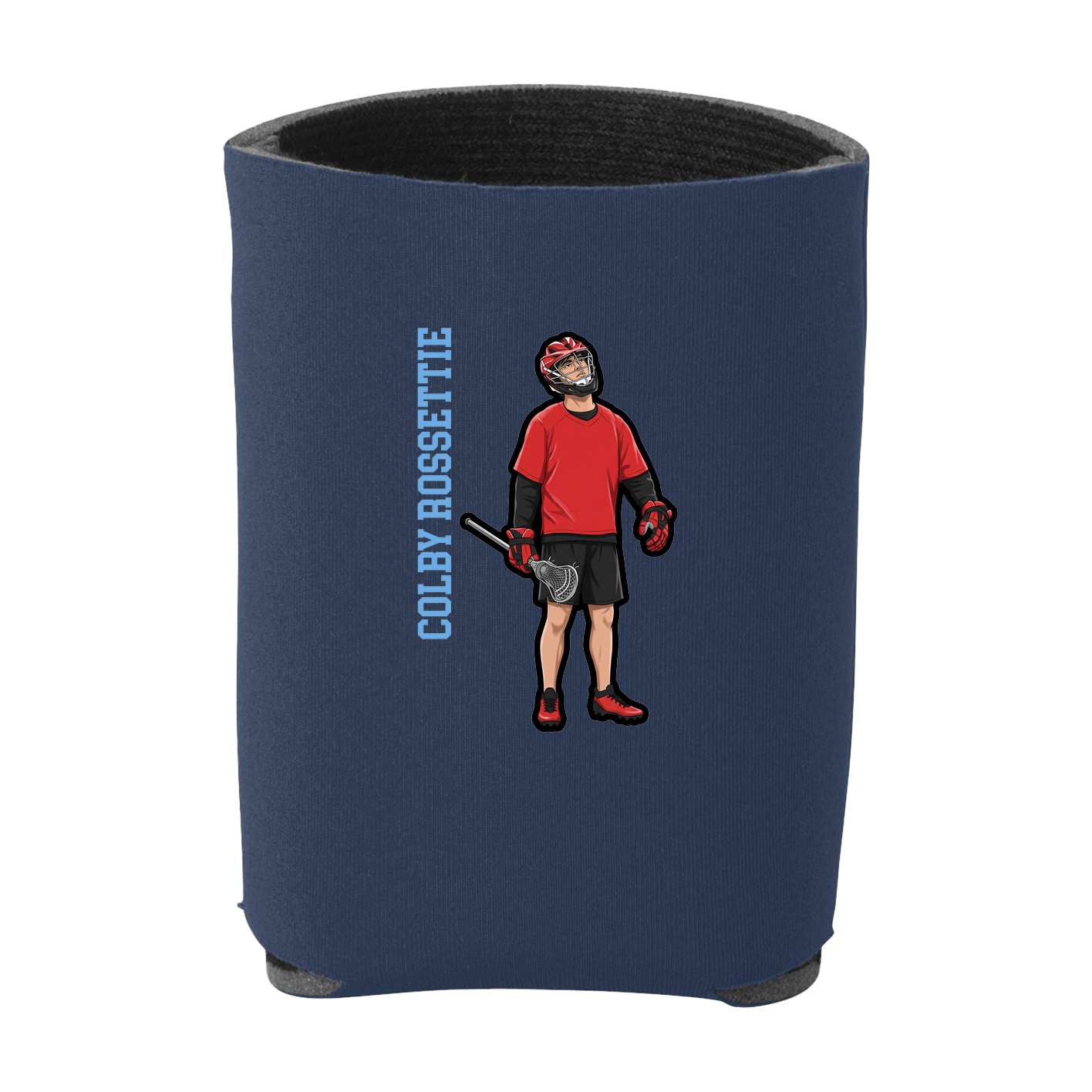Can Holder — Name Vertical in Navy