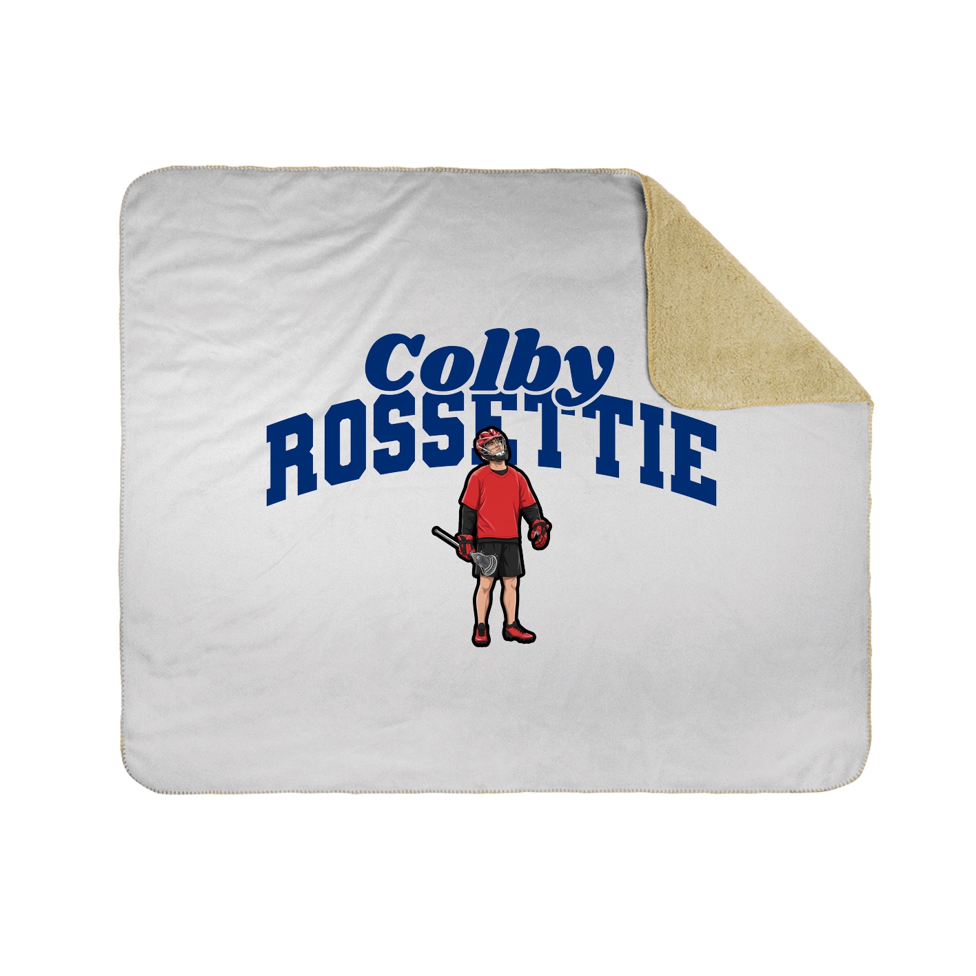 Throw Blanket — Signature Arch in White