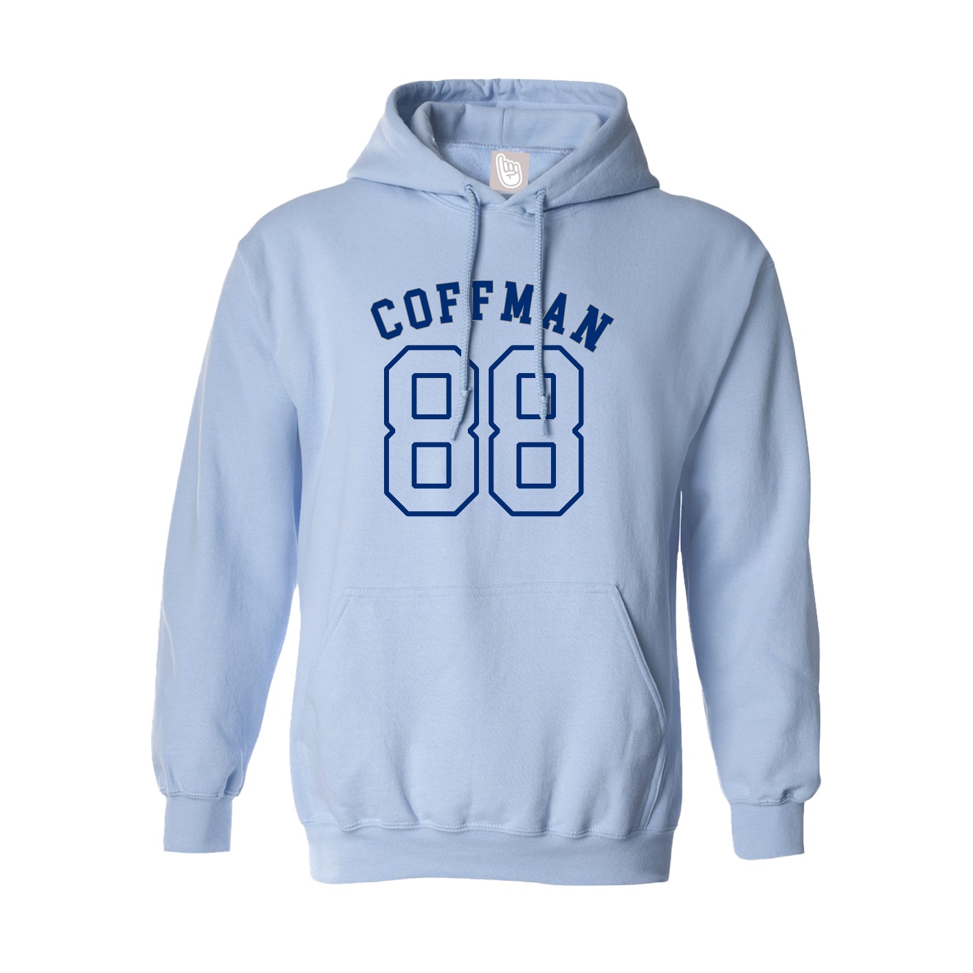 Hoodie — Shirsey Arch in Light Blue