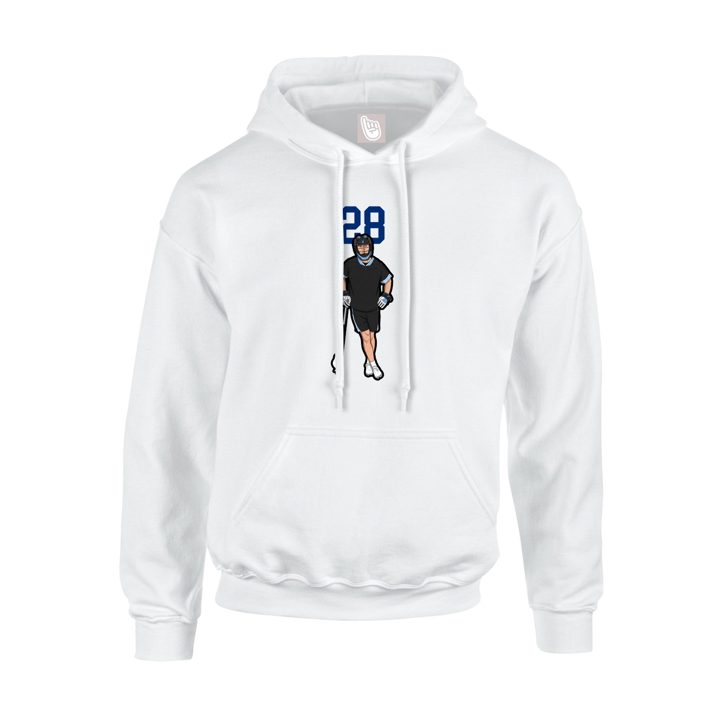 Hoodie — Classic in White