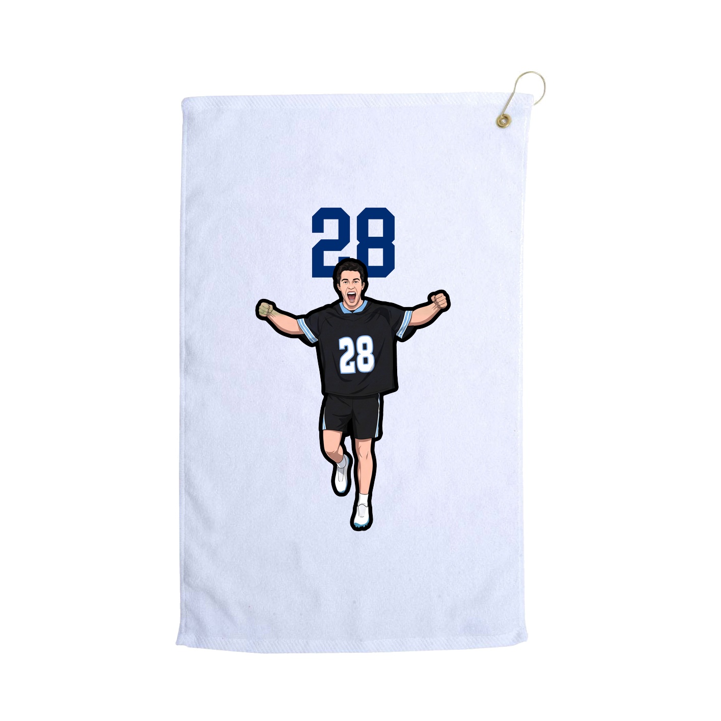 Golf Towel — Classic in White
