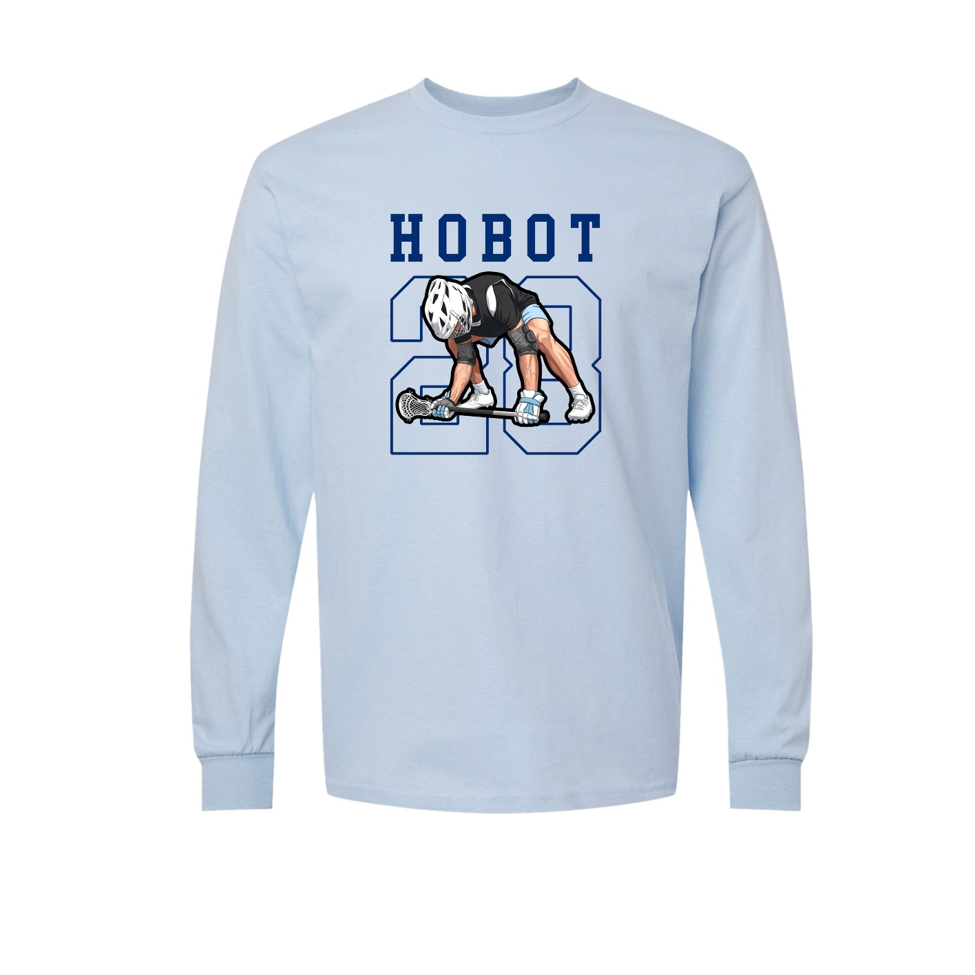 Long Sleeve Tee — Classic in Light Blue