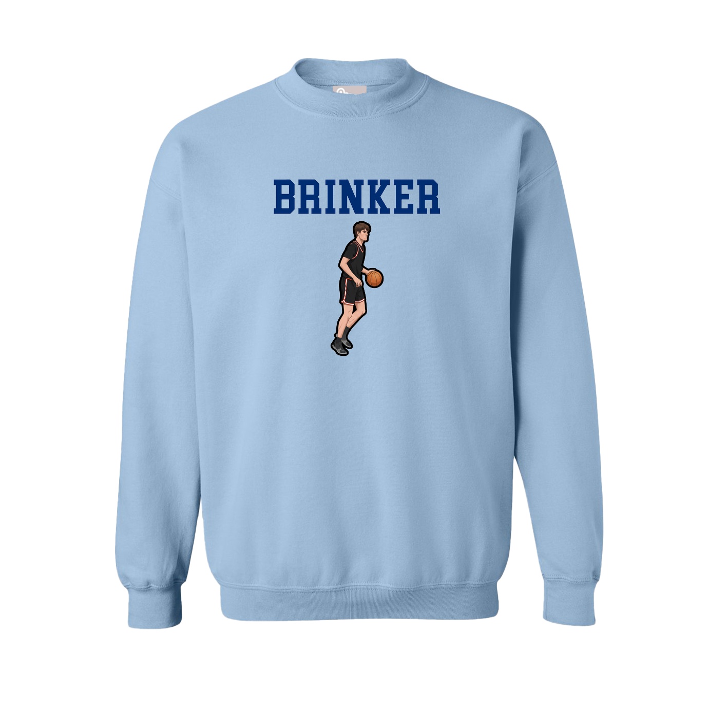 Fleece Crew — Shirsey in Light Blue