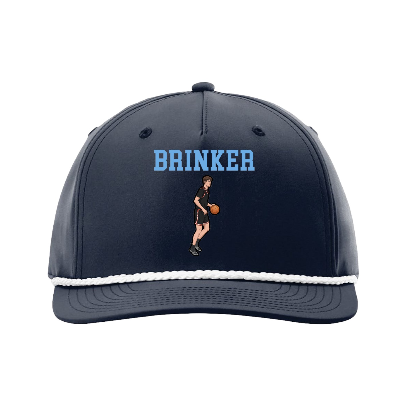 Five-Panel Classic Rope Cap — Shirsey in Navy