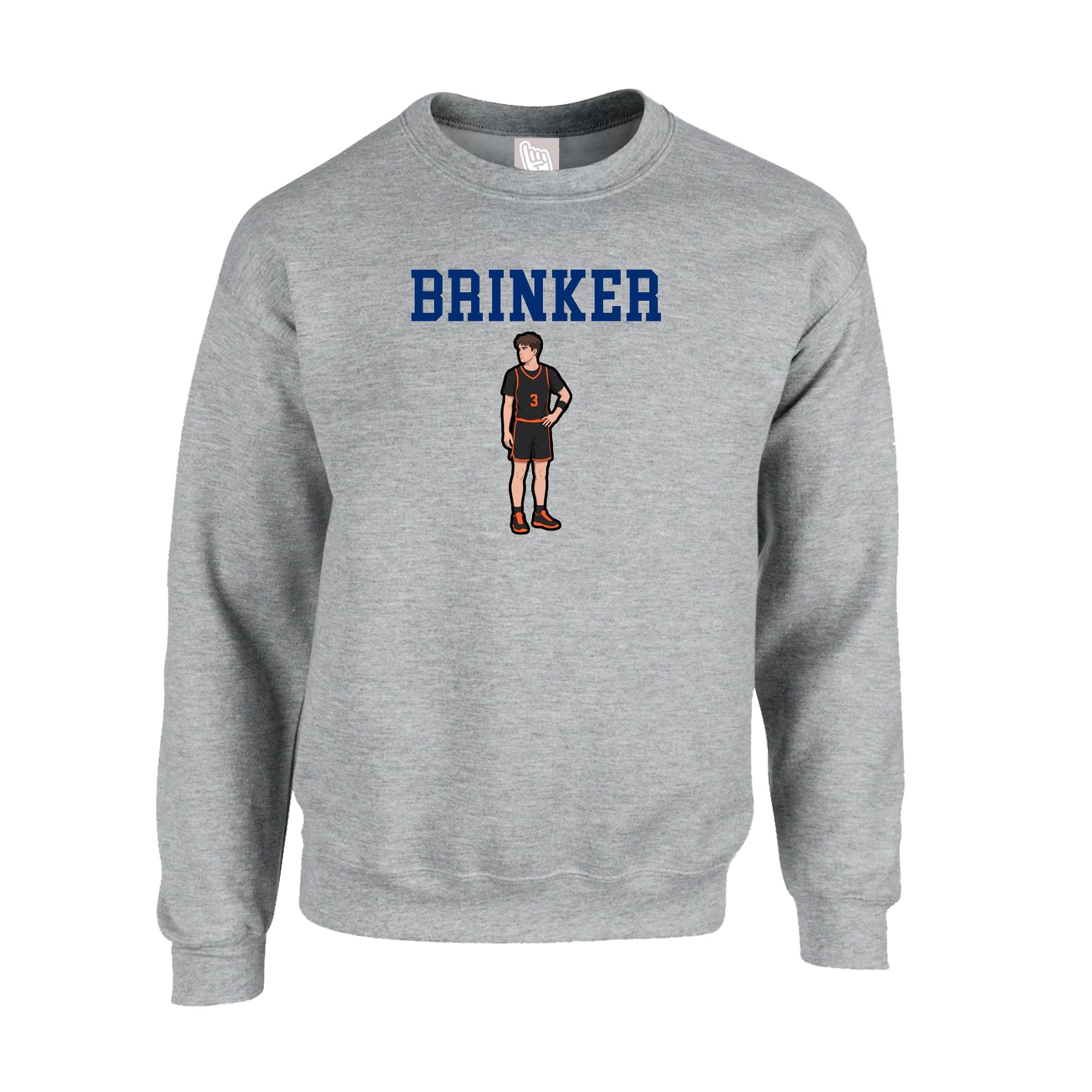 Fleece Crew — Shirsey in Grey