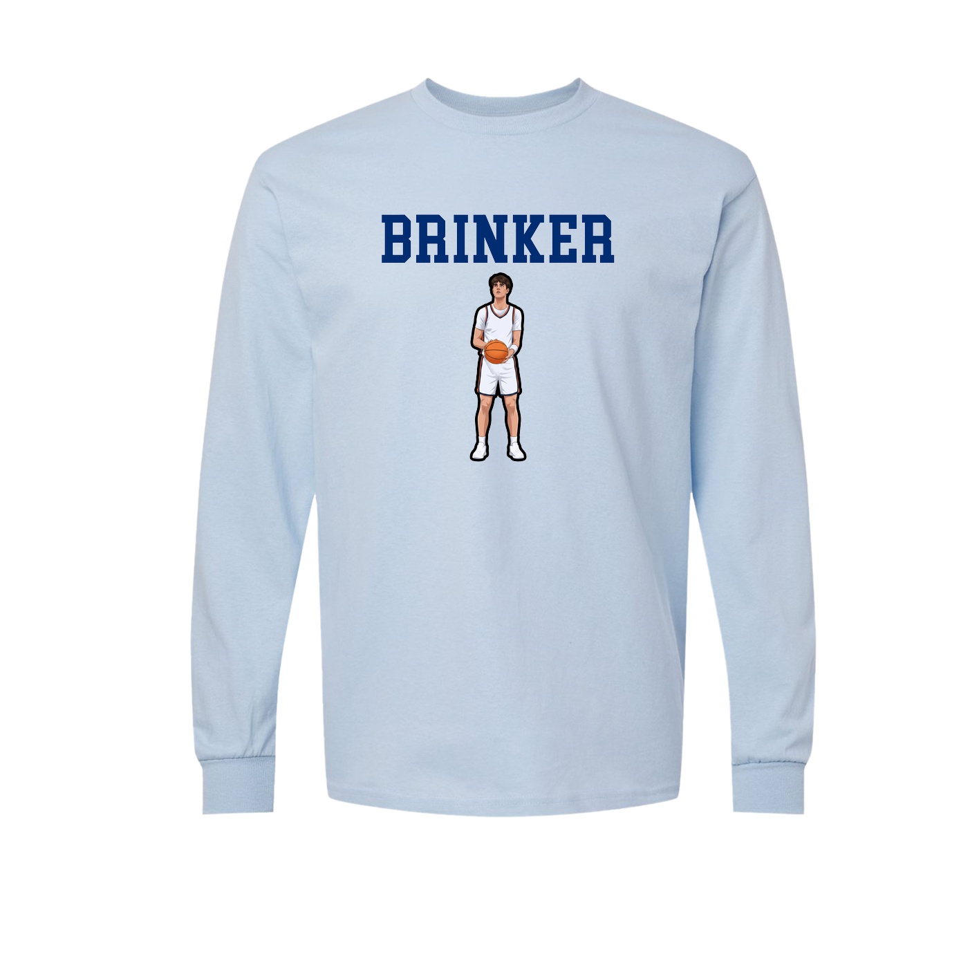 Long Sleeve Tee — Shirsey in Light Blue