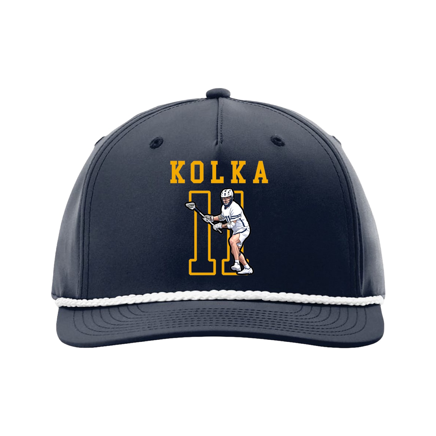 Five-Panel Classic Rope Cap — Shirsey in Navy