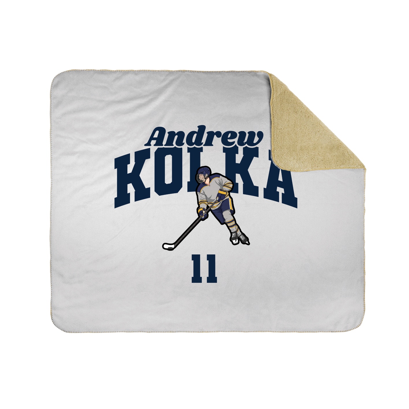 Throw Blanket — Signature Arch in White