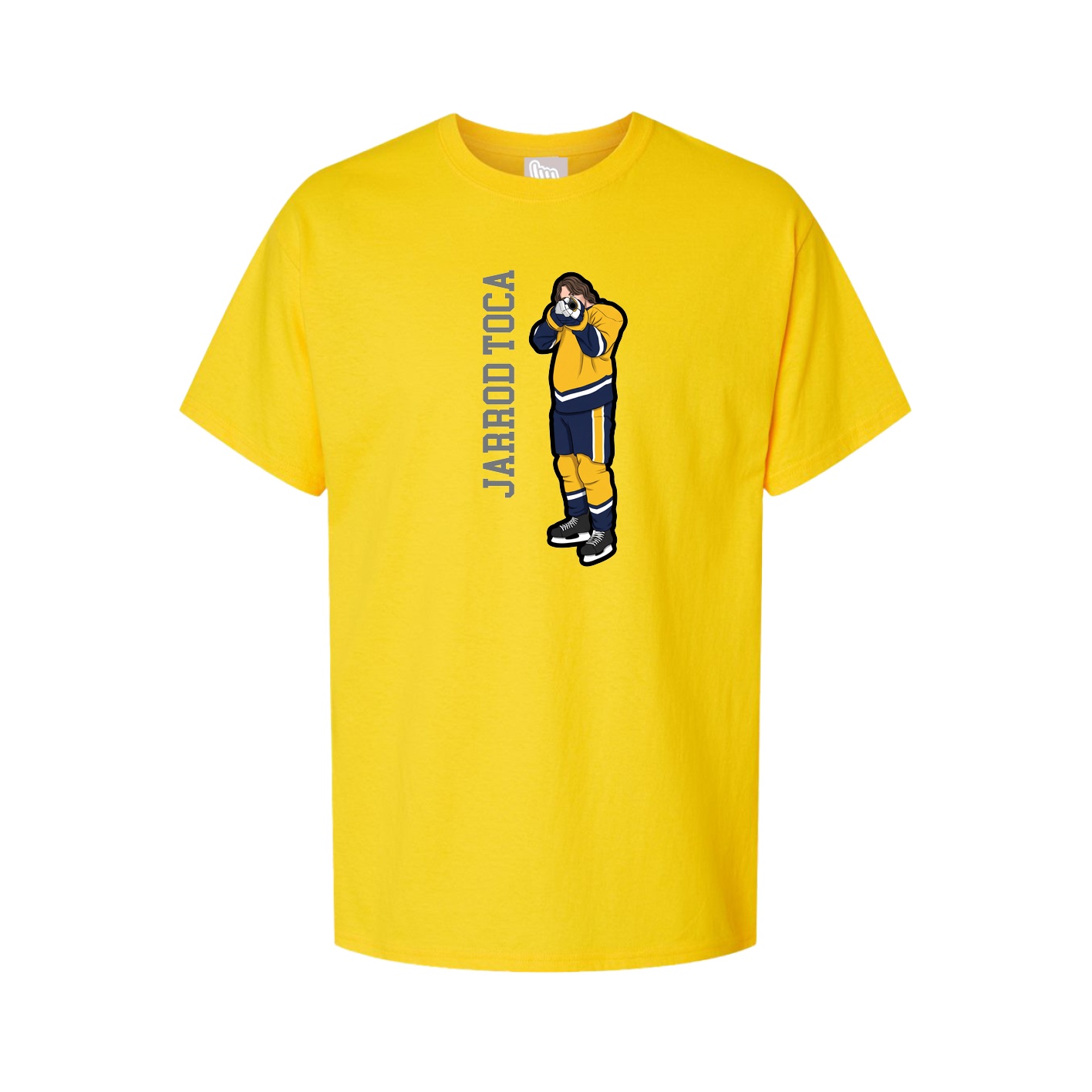 Tee — Name Vertical in Gold