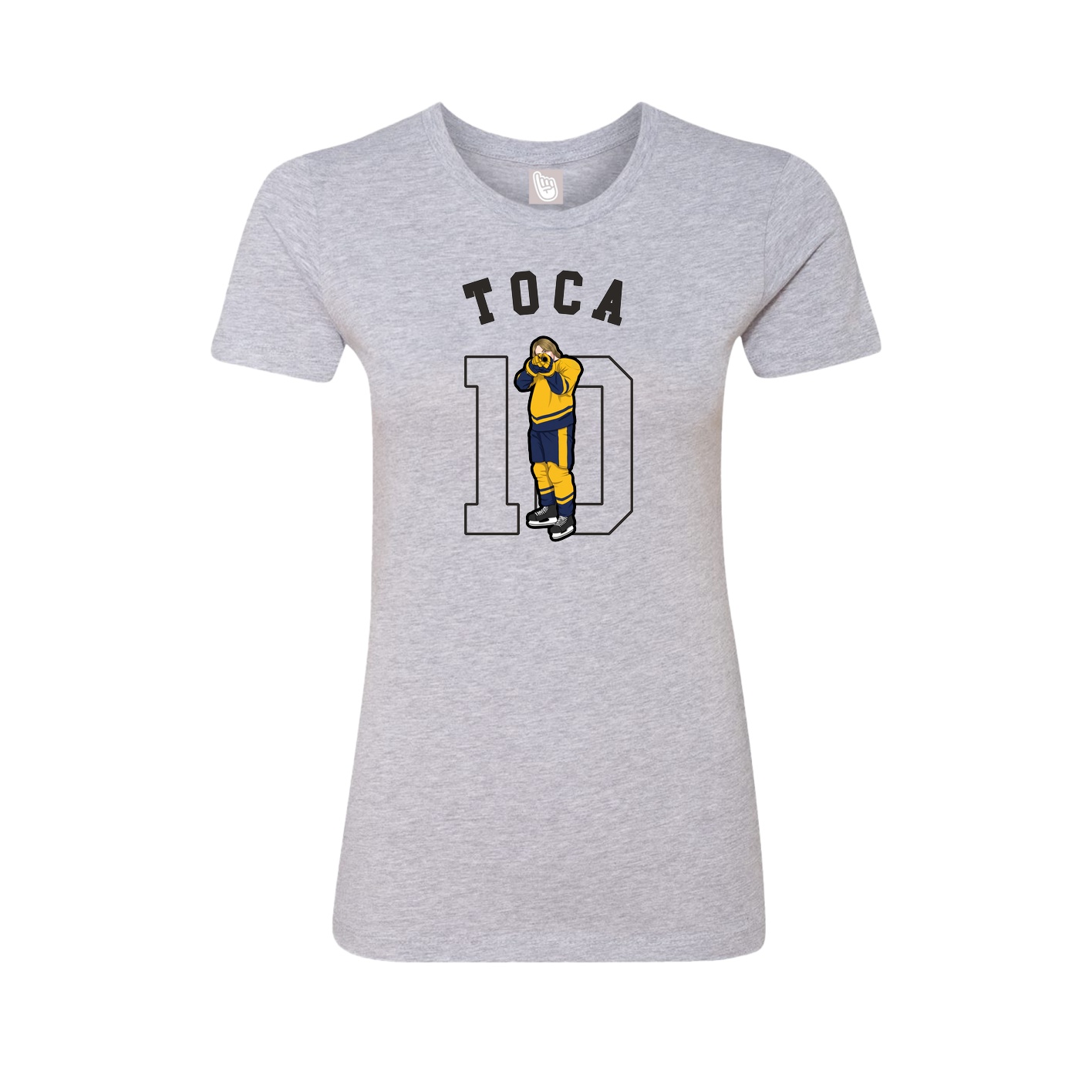 Fitted Women's Tee — Shirsey Arch in Grey