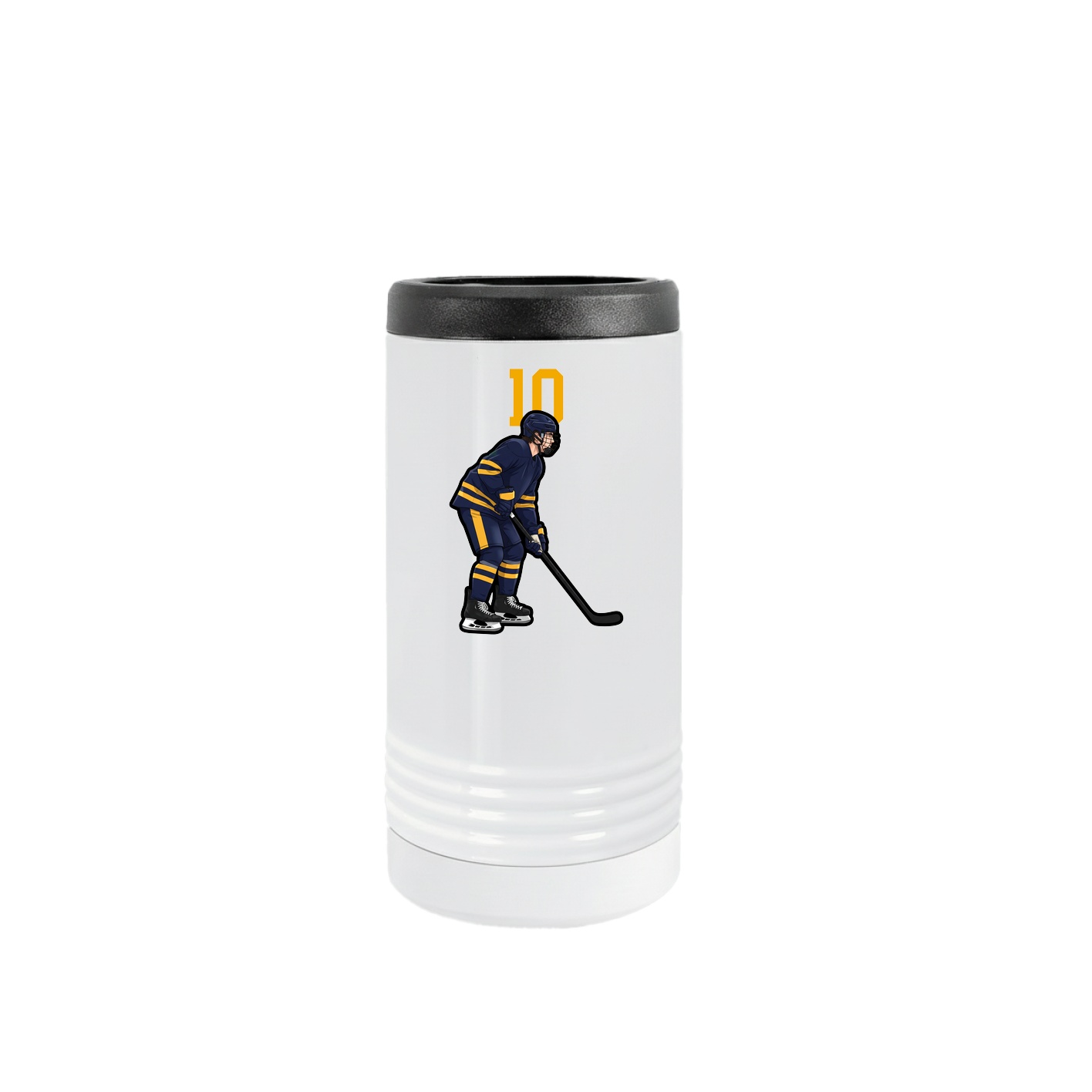 Slim Beverage Holder — Number Top in White