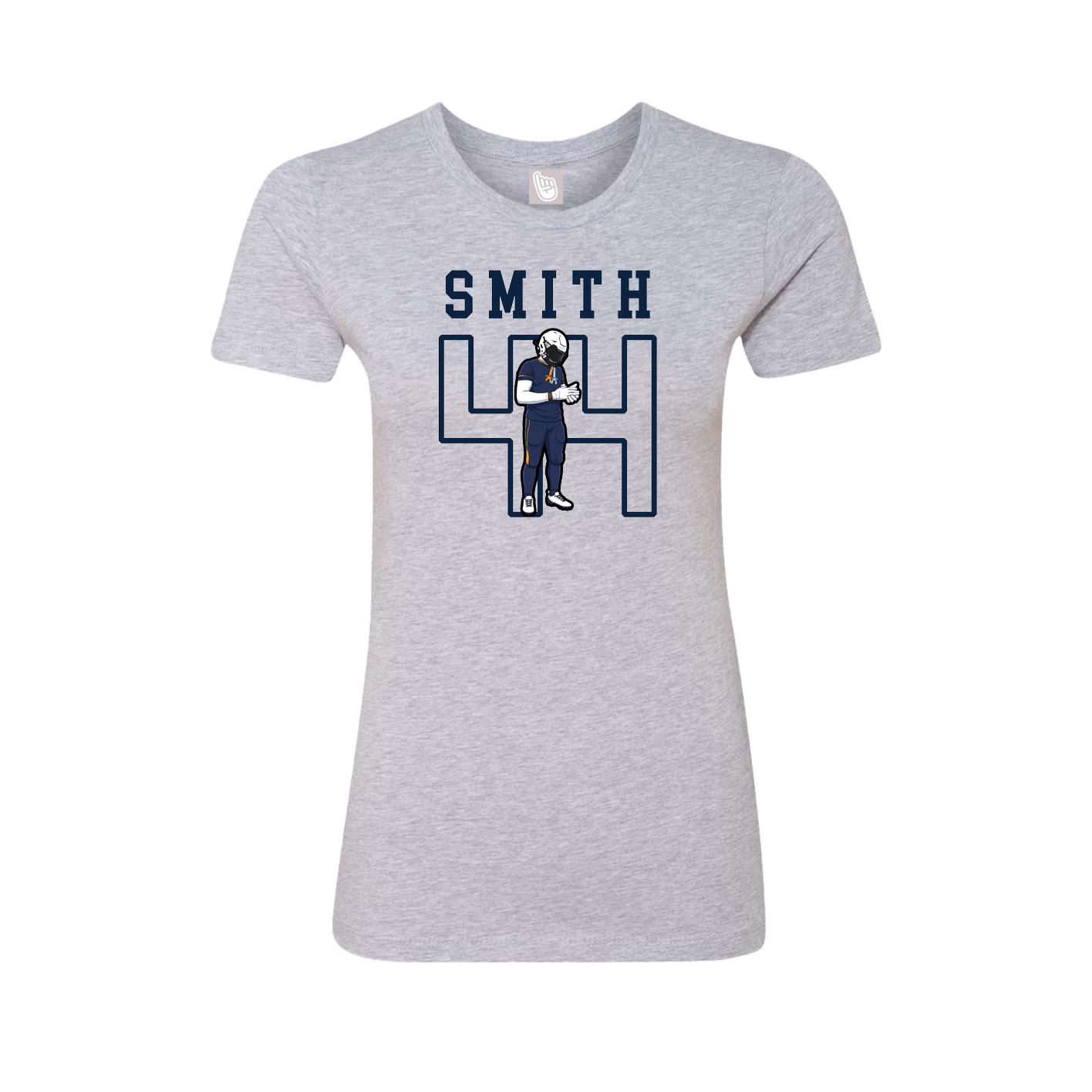 Fitted Women's Tee — Shirsey in Grey