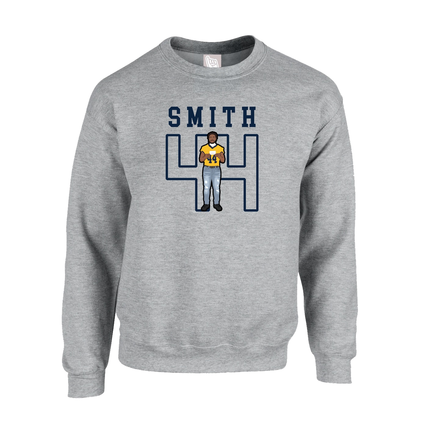 Fleece Crew — Shirsey in Grey