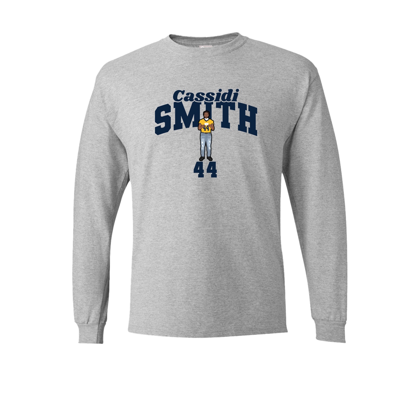 Long Sleeve Tee — Signature Arch in Grey