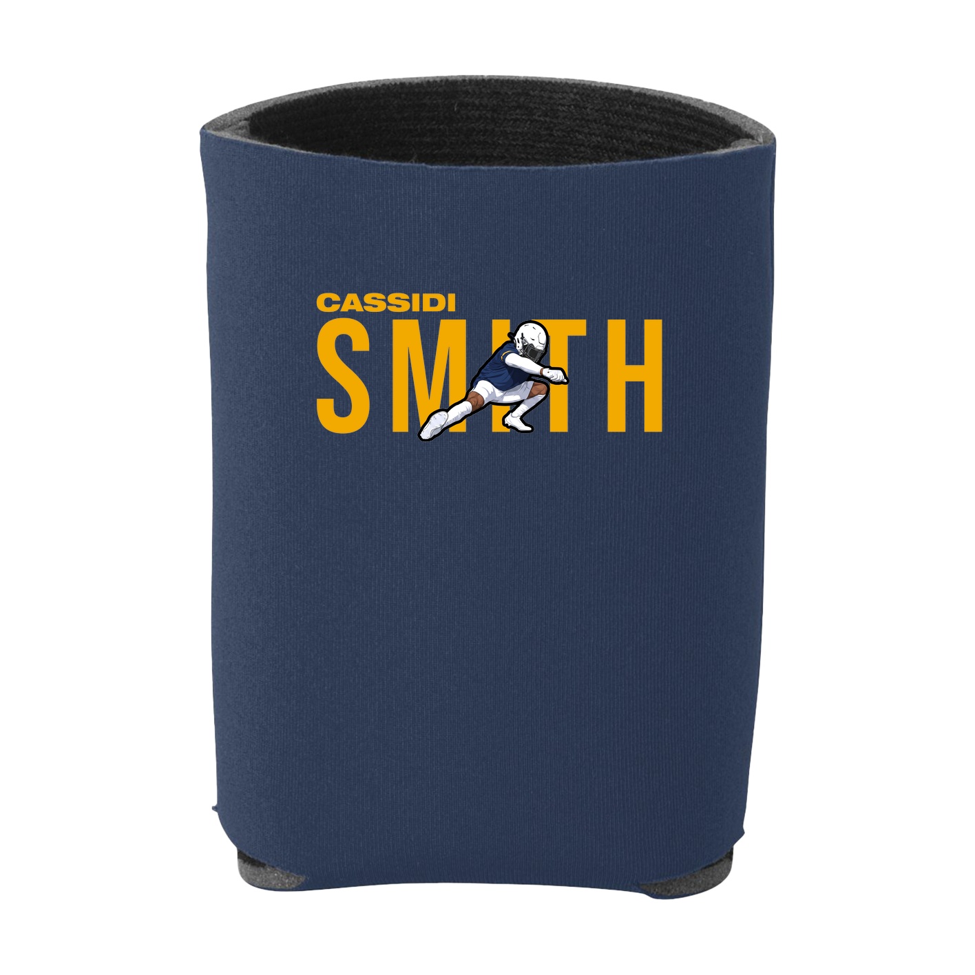 Can Holder — Player Name in Navy