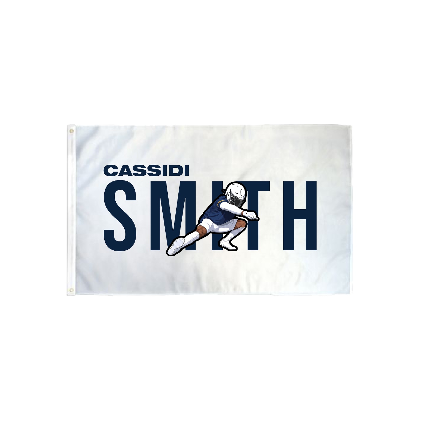 3x5 Flag — Player Name in Classic