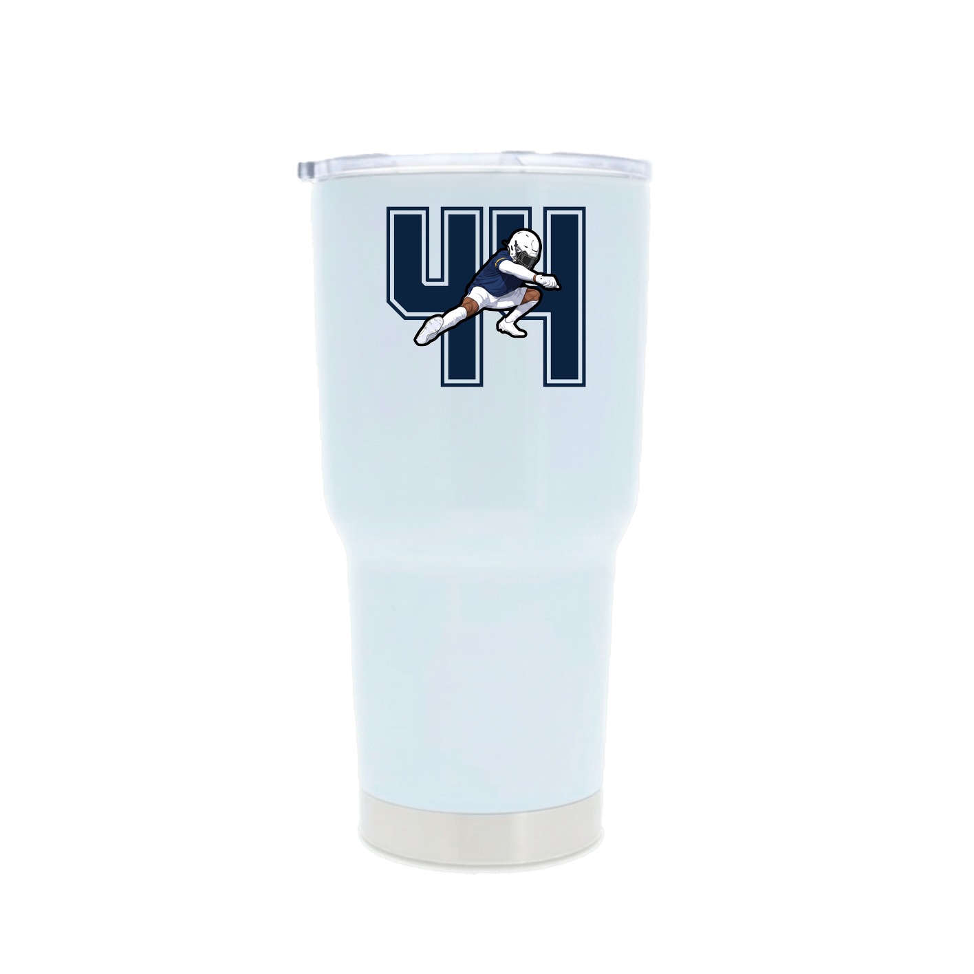 30oz Stainless Steel Tumbler — Number in White