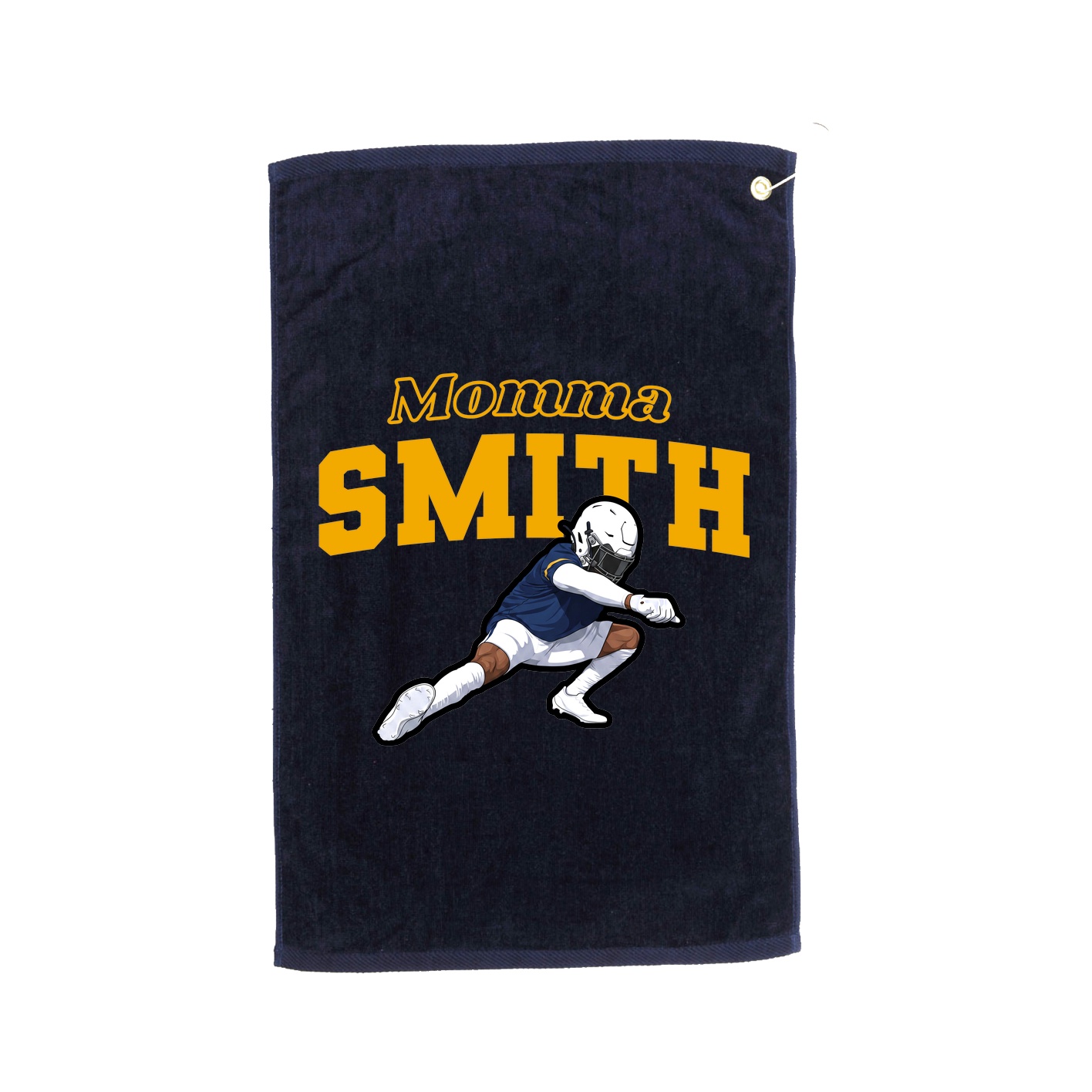 Golf Towel — Mothers Day Block in Navy