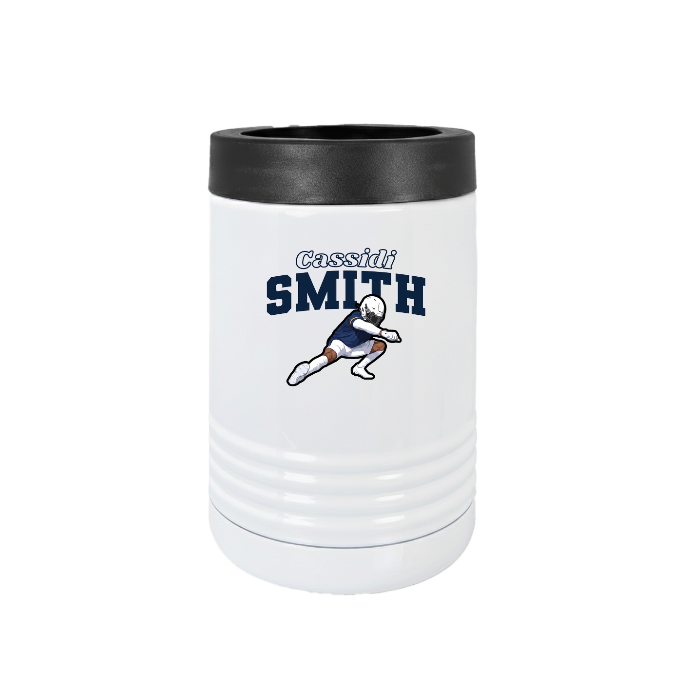 Beverage Holder — Name Arch in White