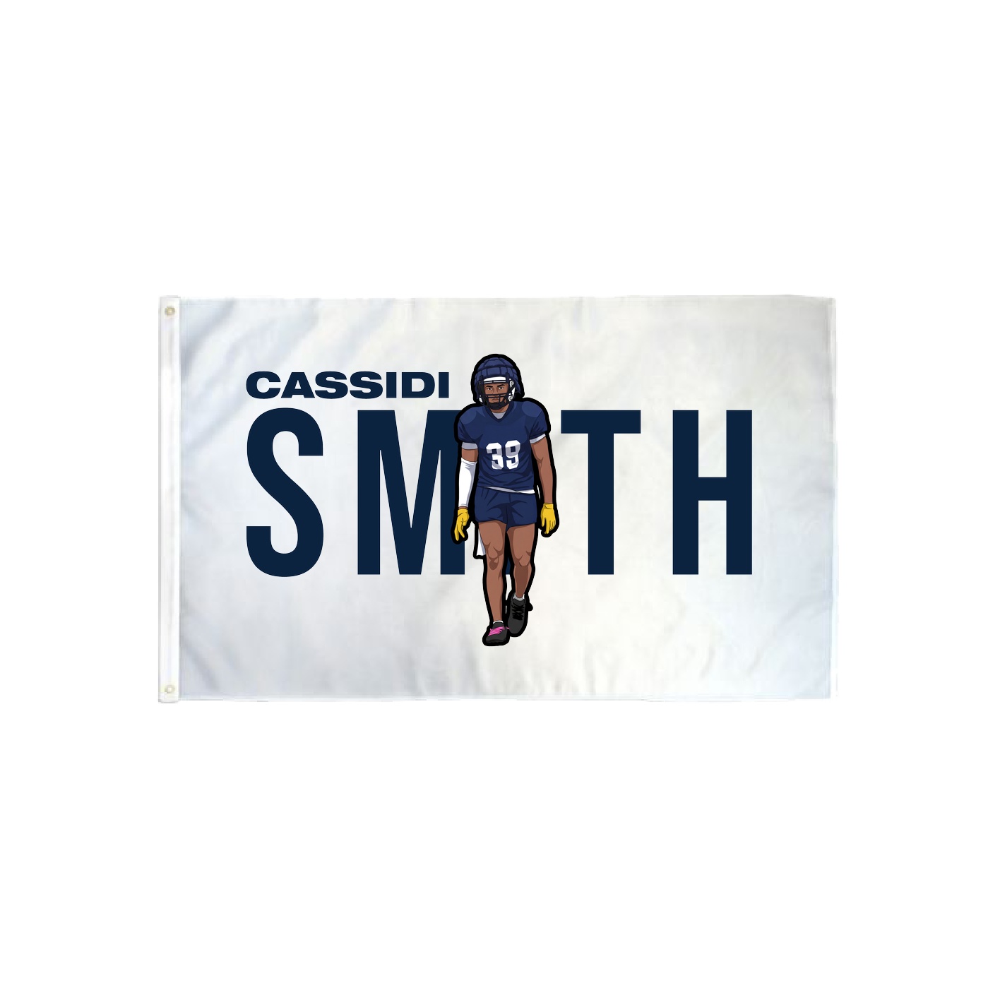 3x5 Flag — Player Name in Classic