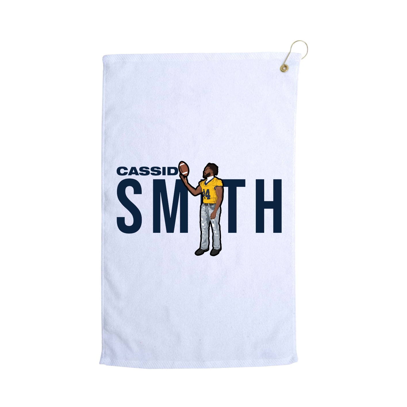 Golf Towel — Player Name in White