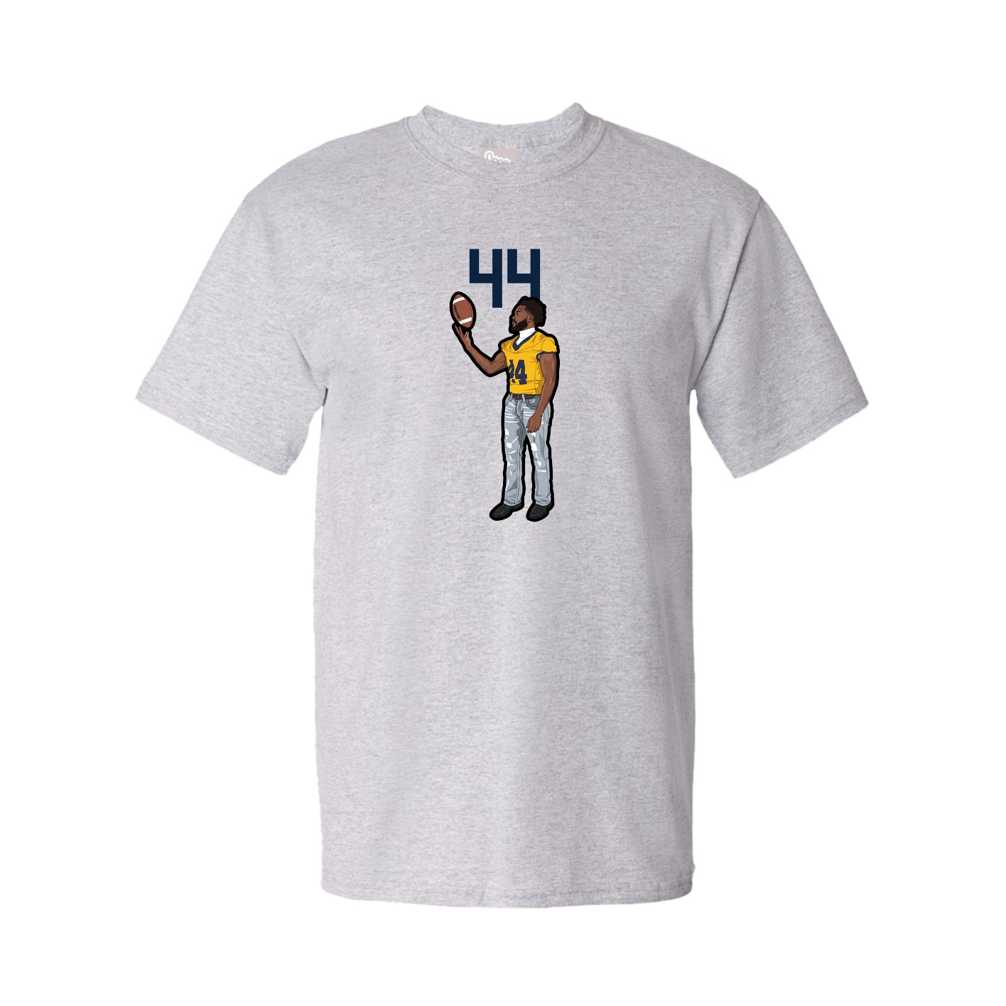 Youth Tee — Number Top in Grey