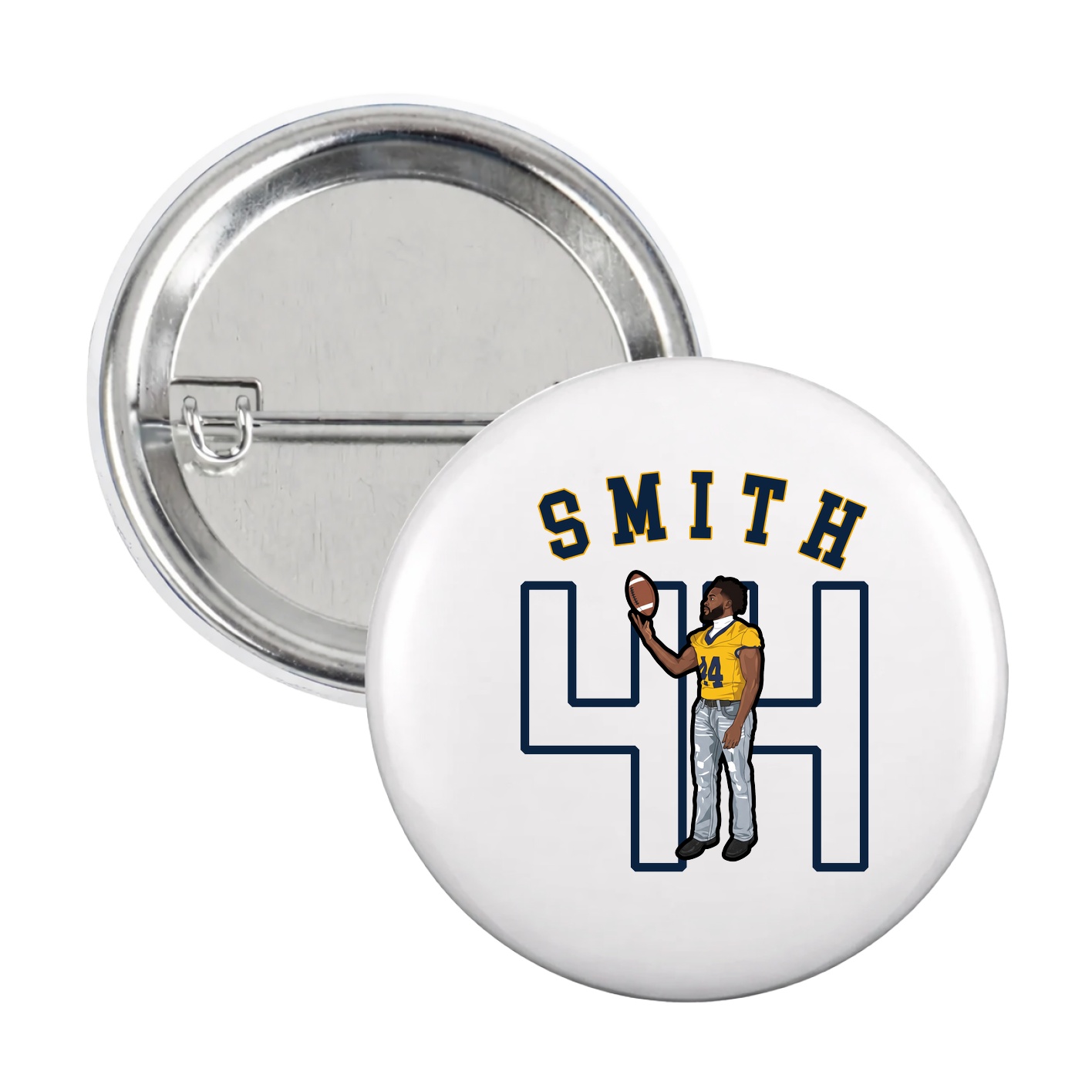 Game Day Button — Shirsey Arch in White