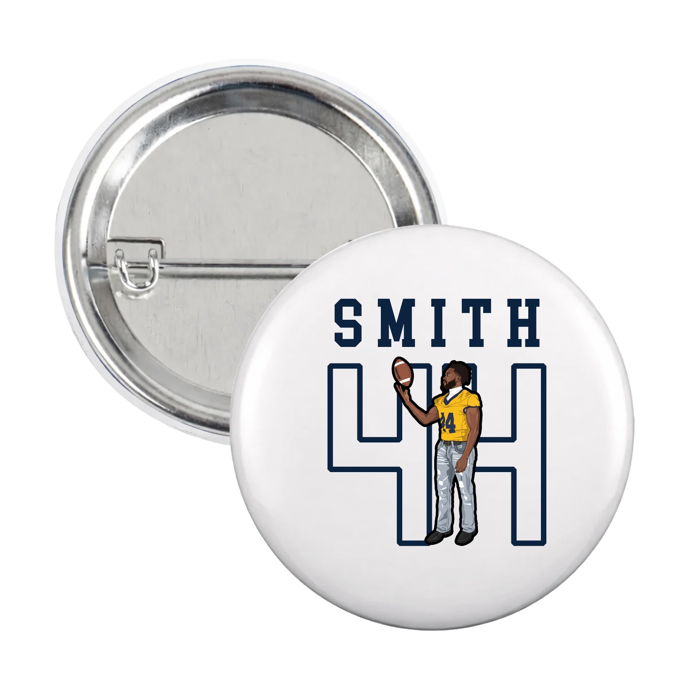 Game Day Button — Shirsey in White