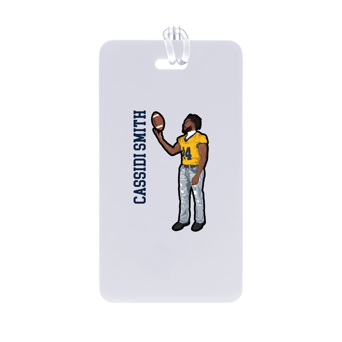 Bag Tag — Name Vertical in Classic