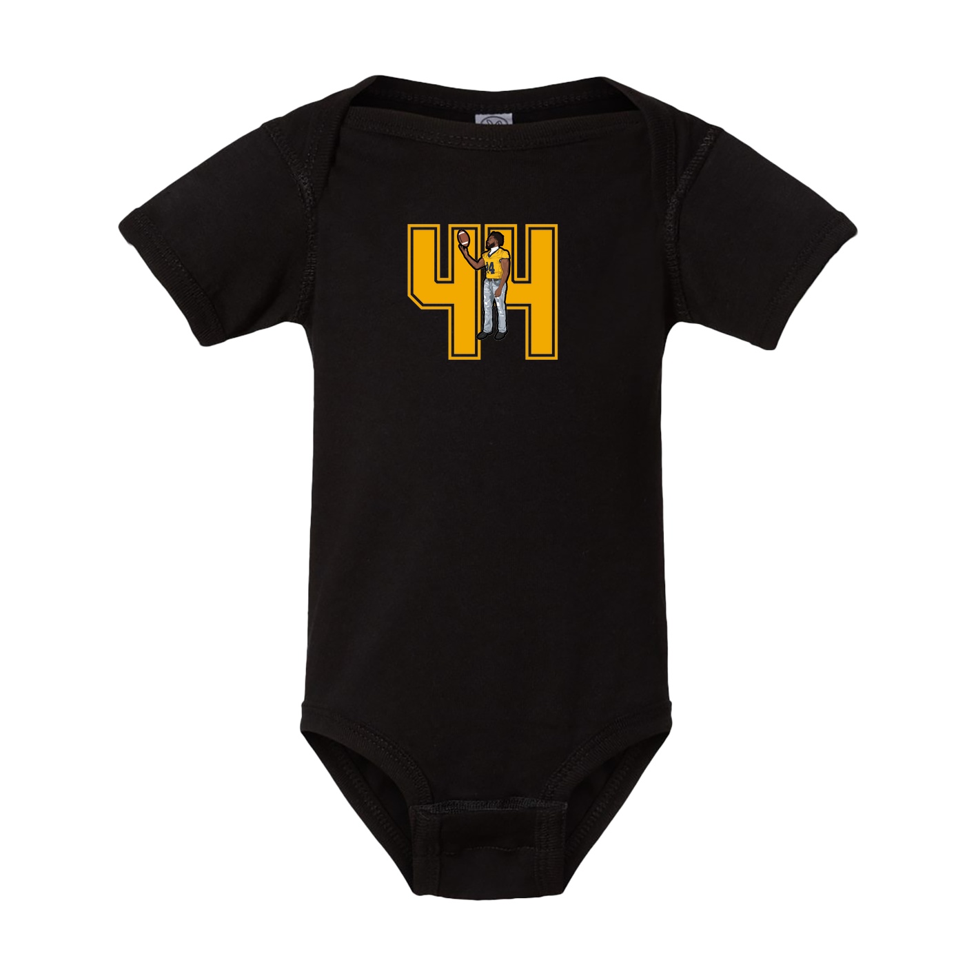 Baby Onesie — Number in Black