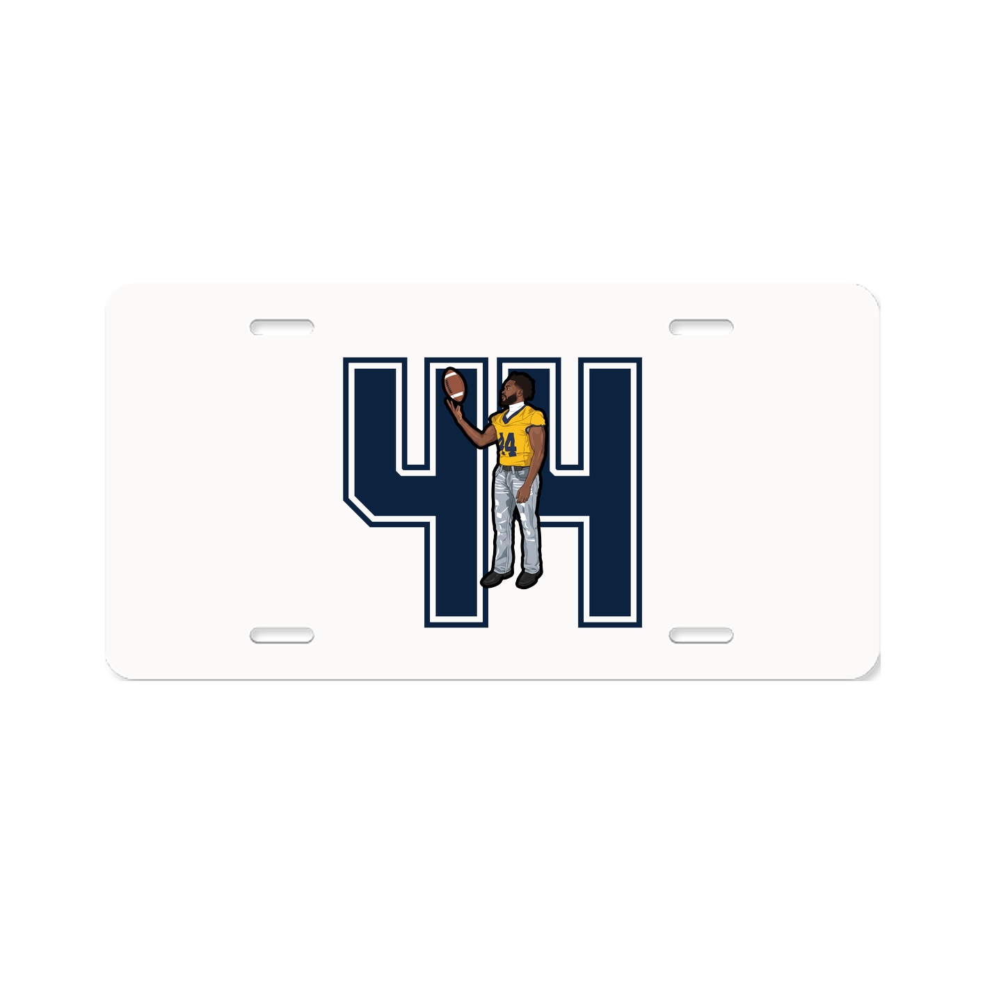 License Plate — Number in Classic