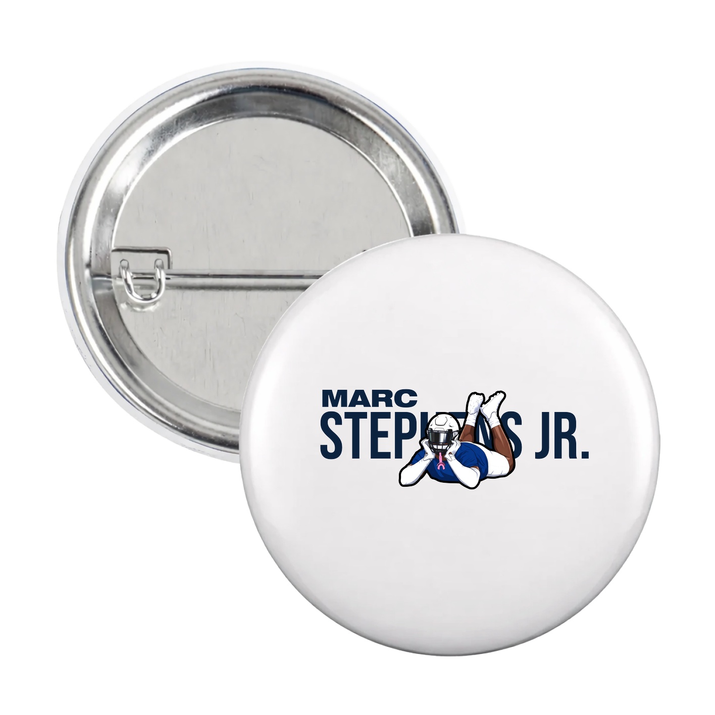 Game Day Button — Player Name in White