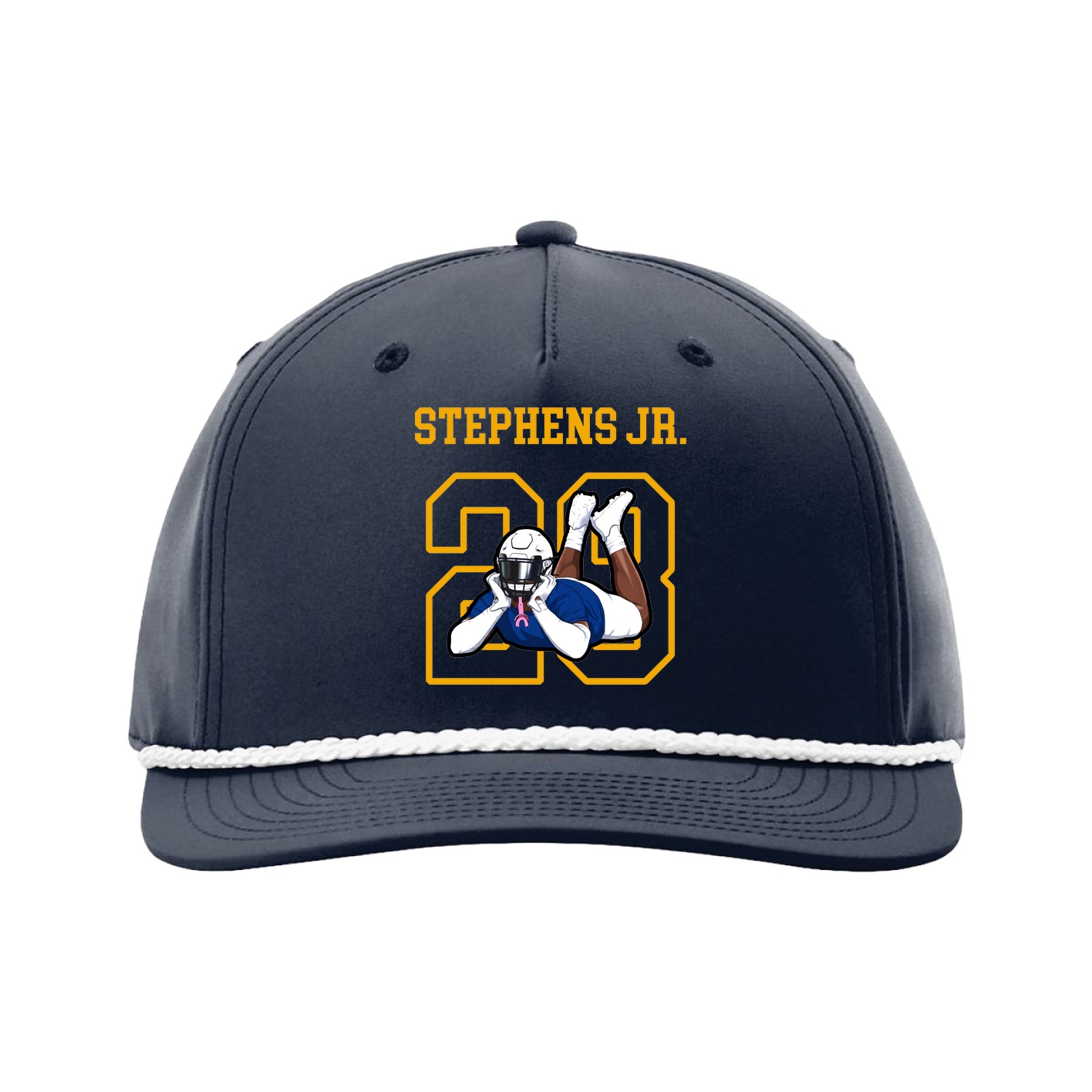 Five-Panel Classic Rope Cap — Shirsey in Navy