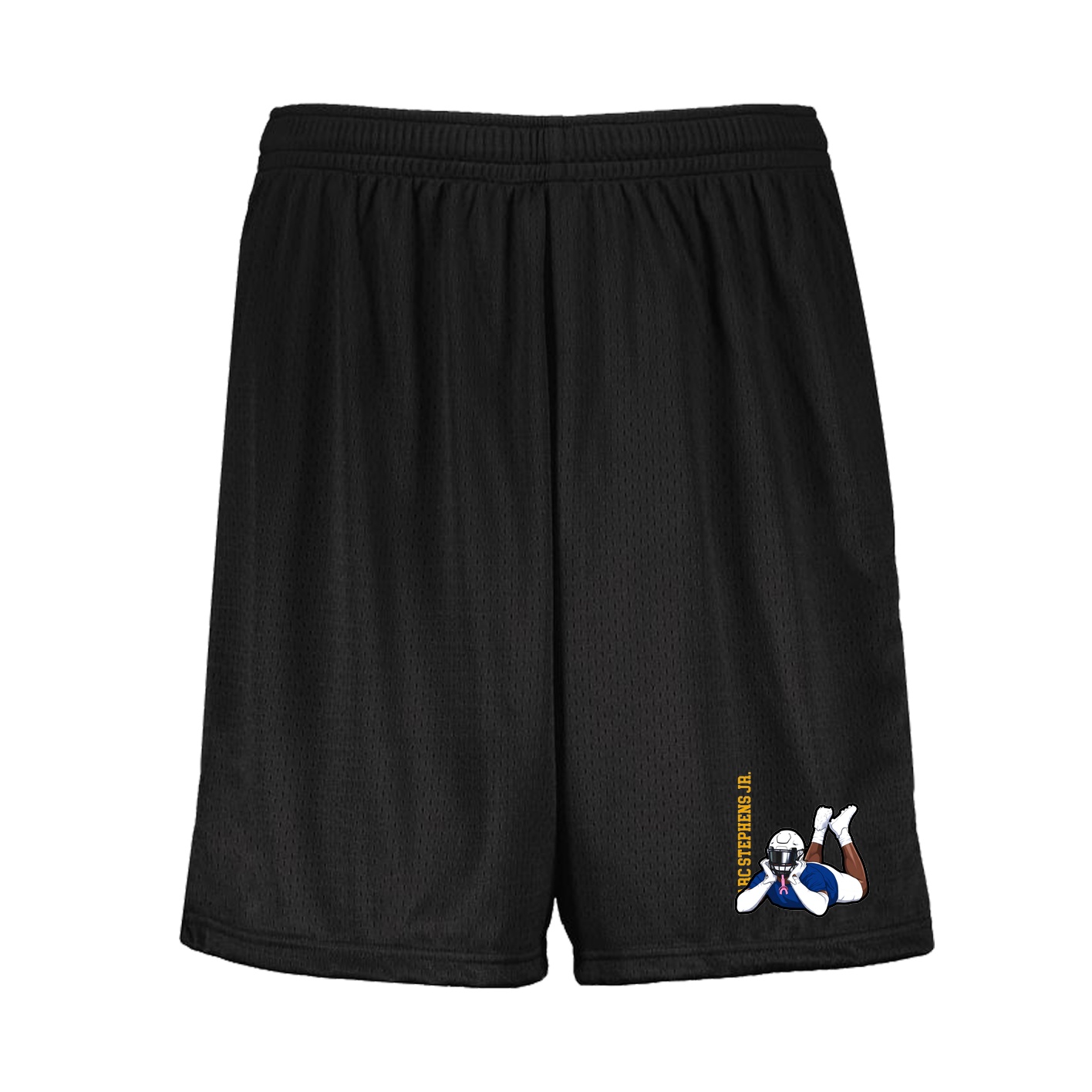 Shorts — Name Vertical in Black