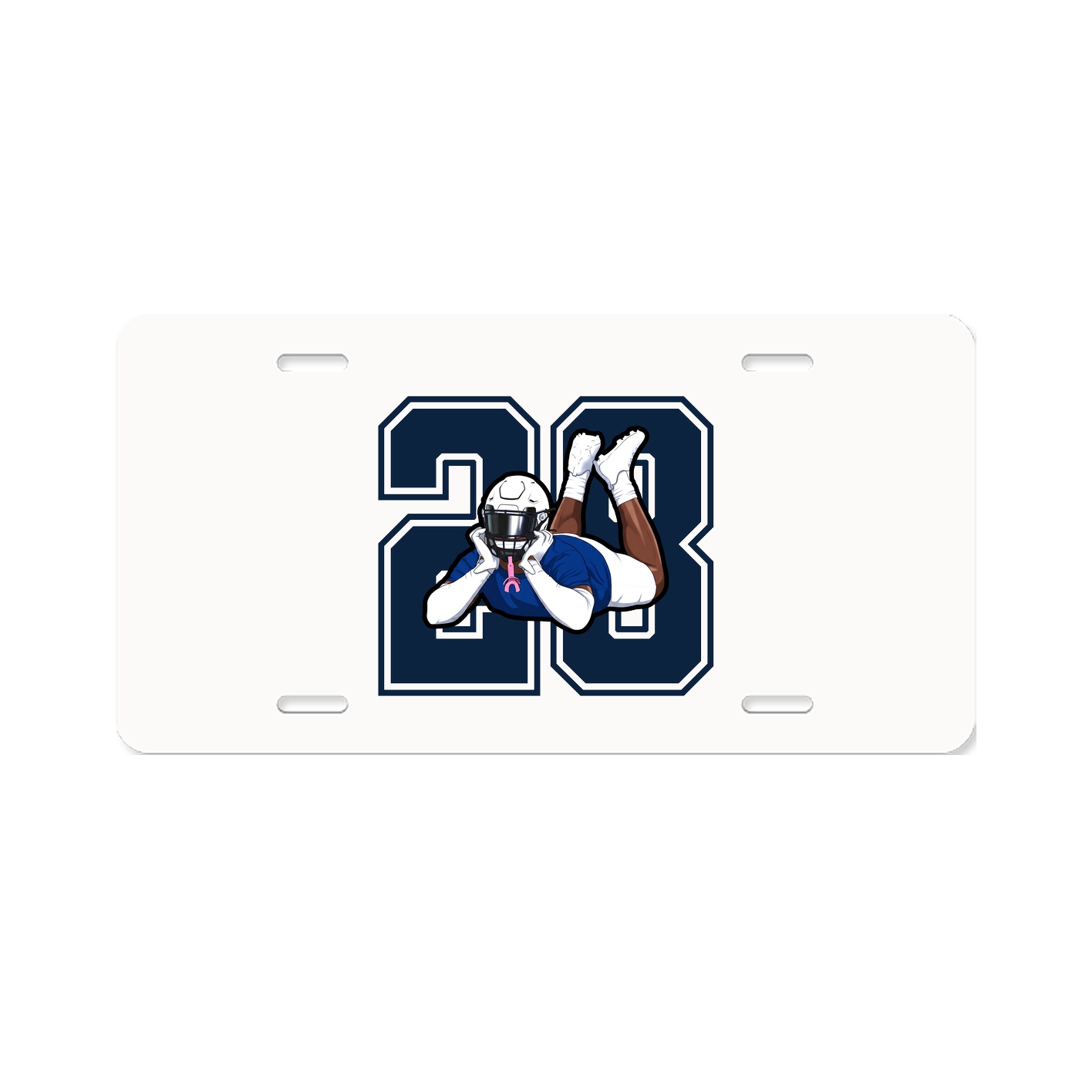 License Plate — Number in Classic