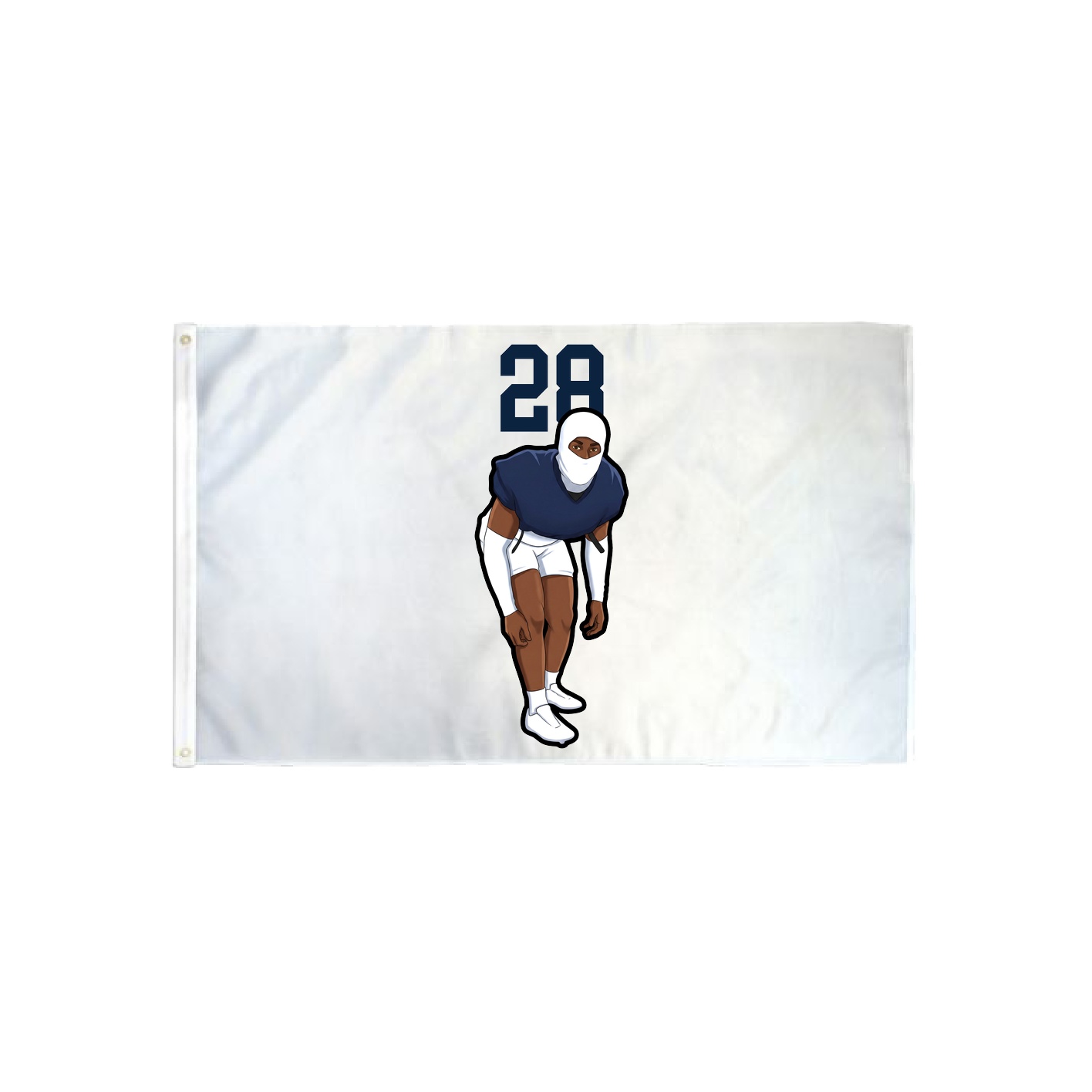 3x5 Flag — Number Top in Classic