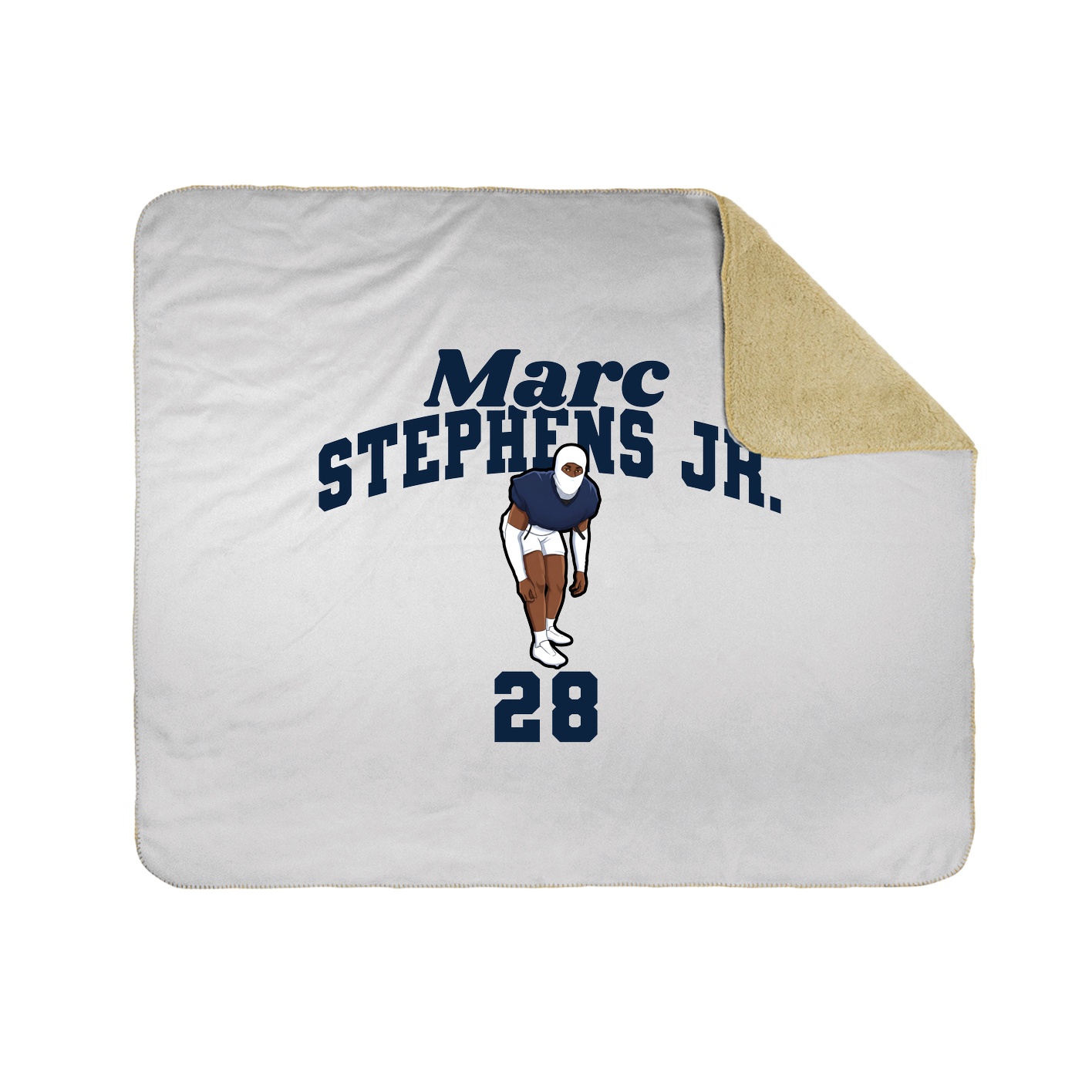 Throw Blanket — Signature Arch in White