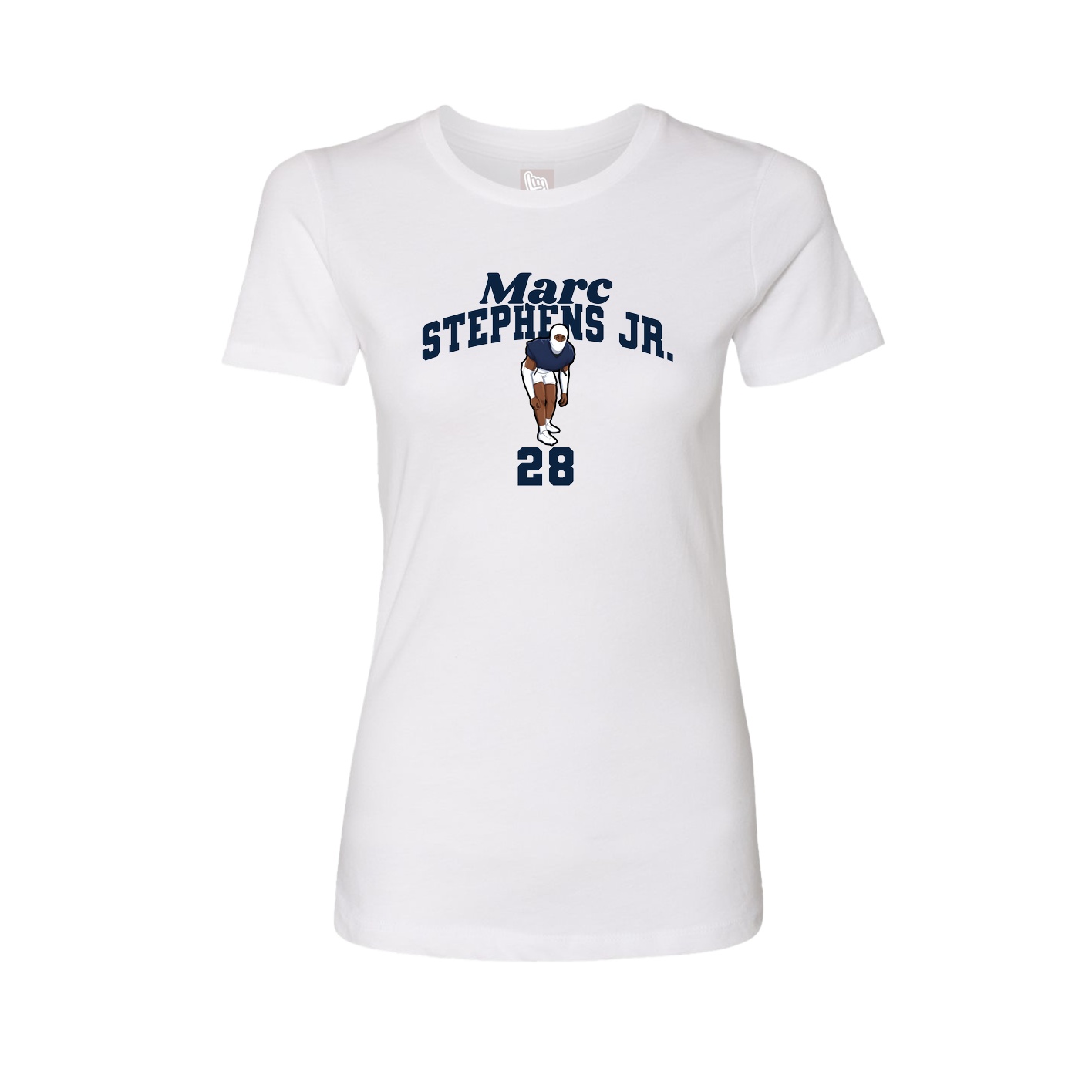 Womens Tee — Signature Arch in White