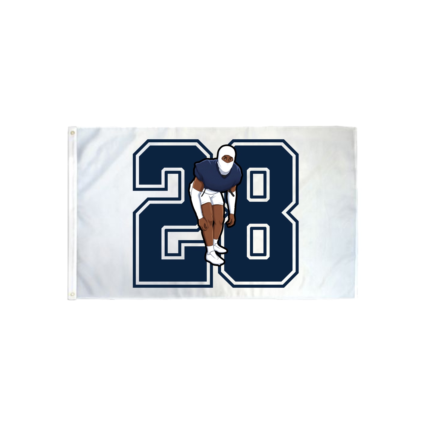 3x5 Flag — Number in Classic