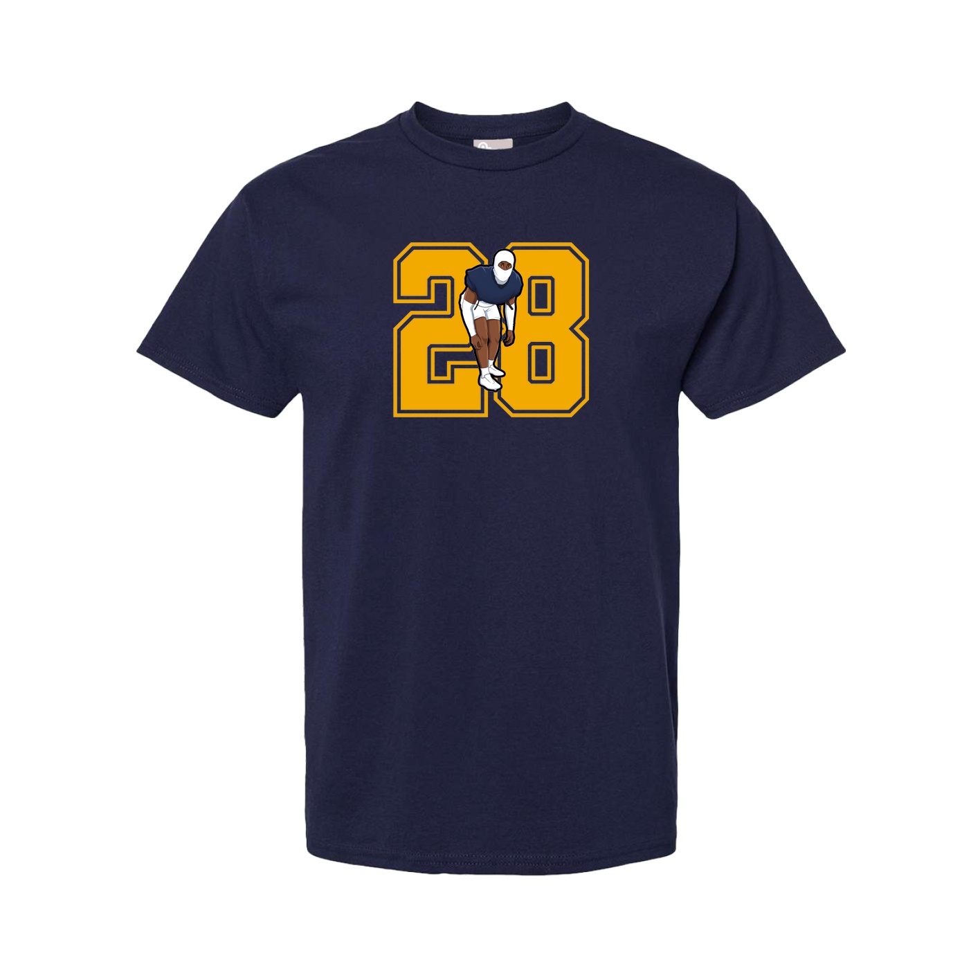 Tee — Number in Navy