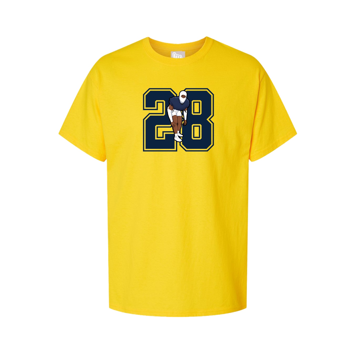 Youth Tee — Number in Gold