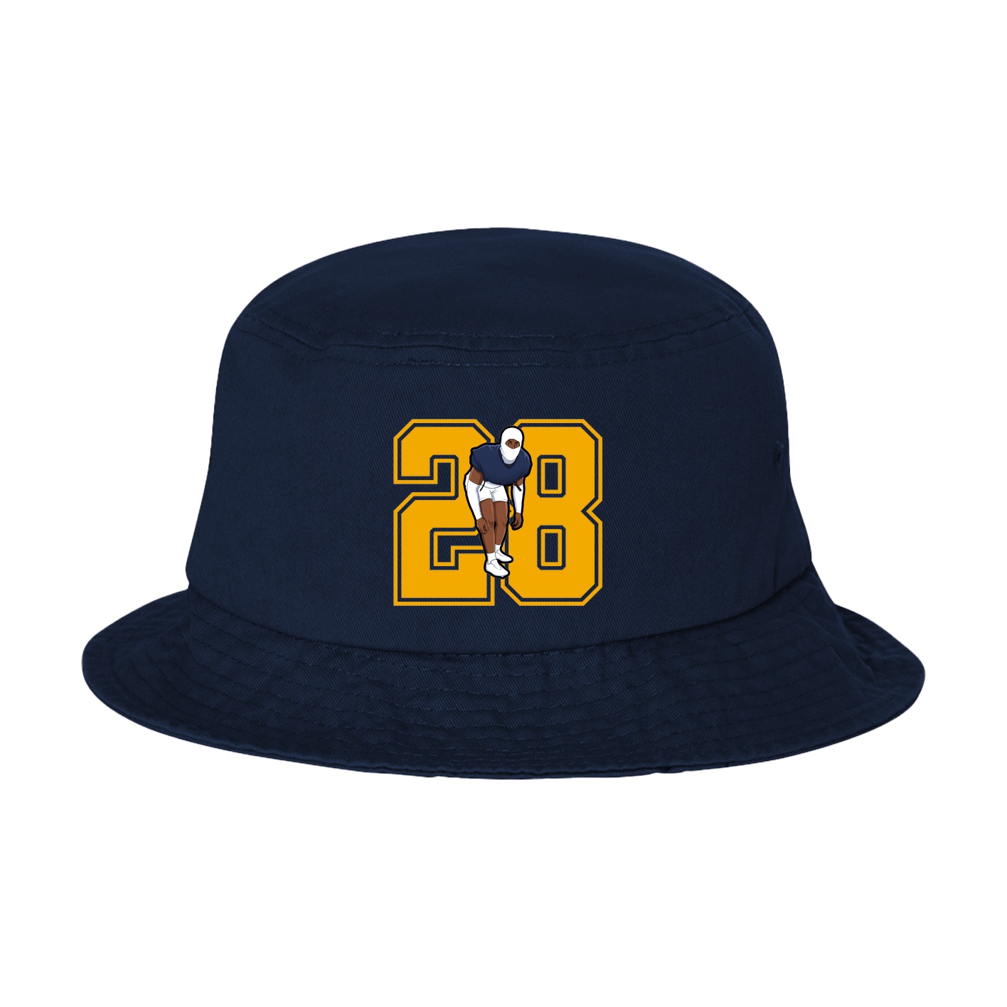Bucket Cap — Number in Navy