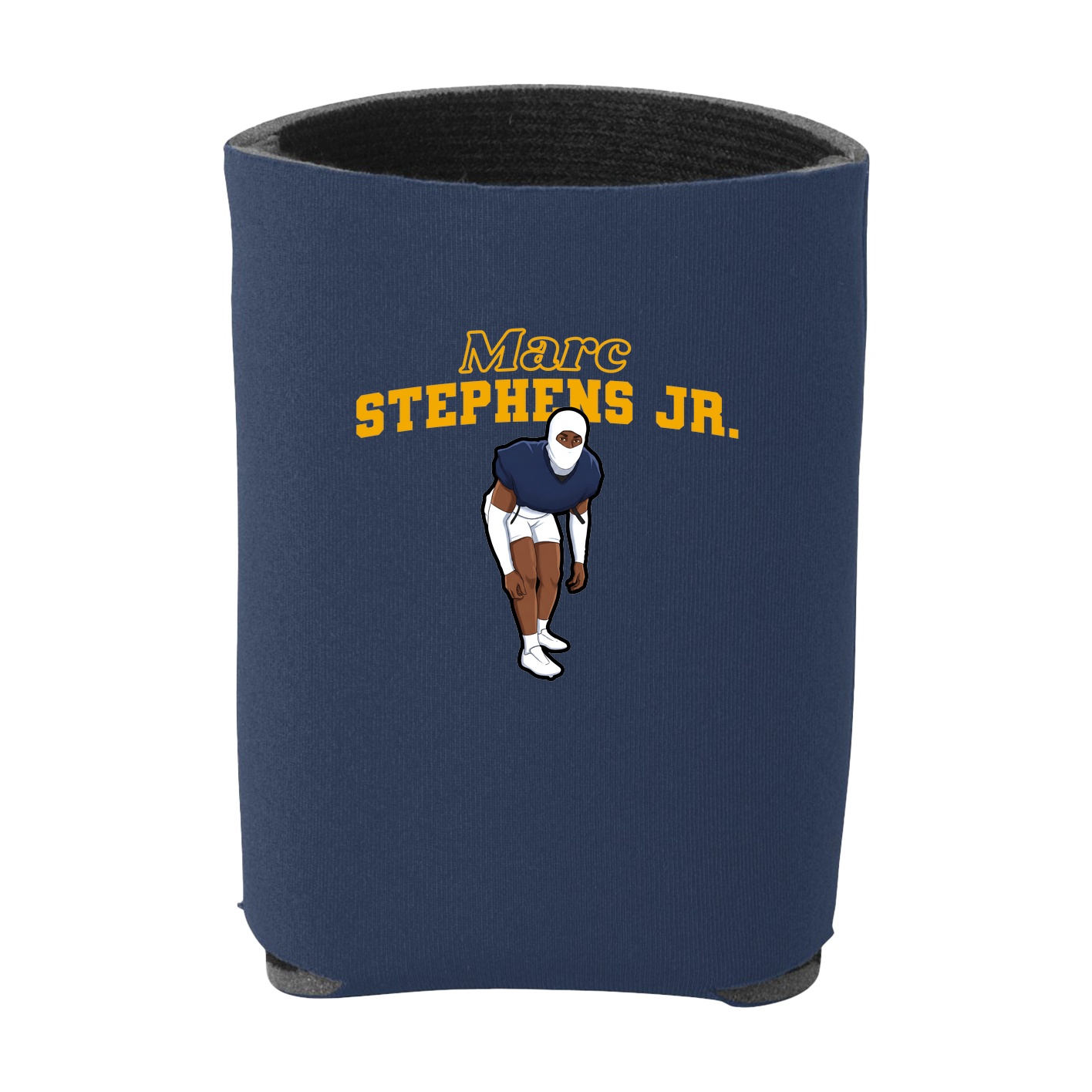 Can Holder — Name Arch in Navy