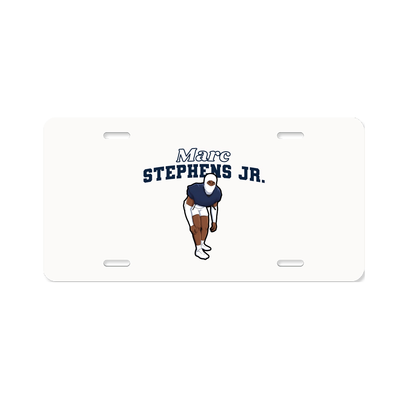 License Plate — Name Arch in Classic