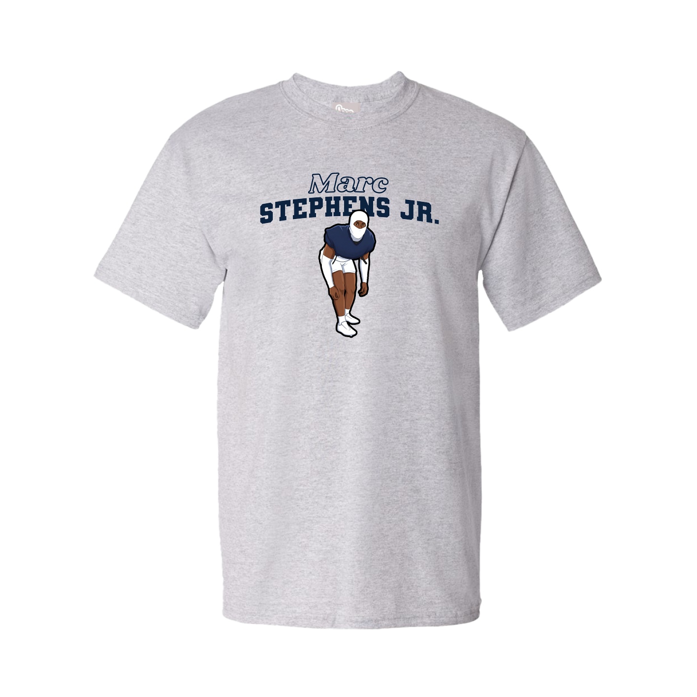 Youth Tee — Name Arch in Grey