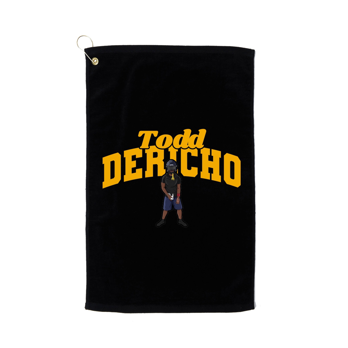 Golf Towel — Signature Arch in Black