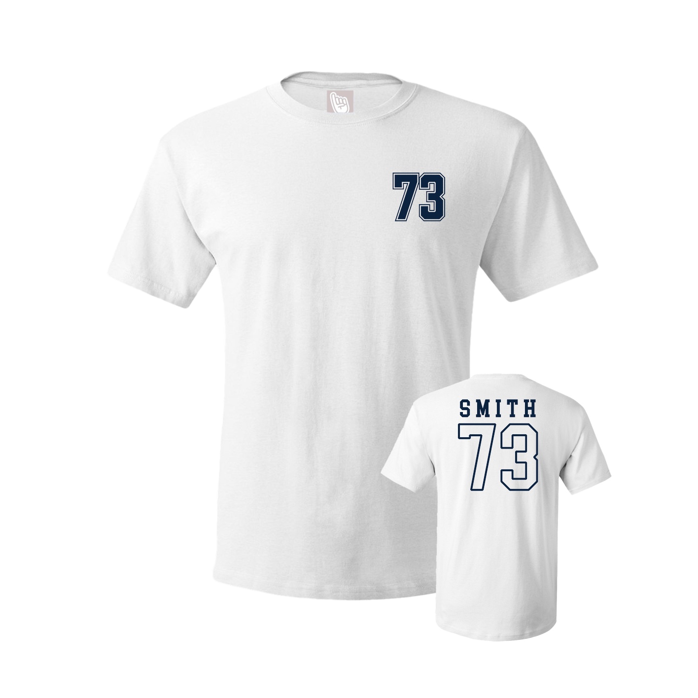 Tee — Chest Back in White