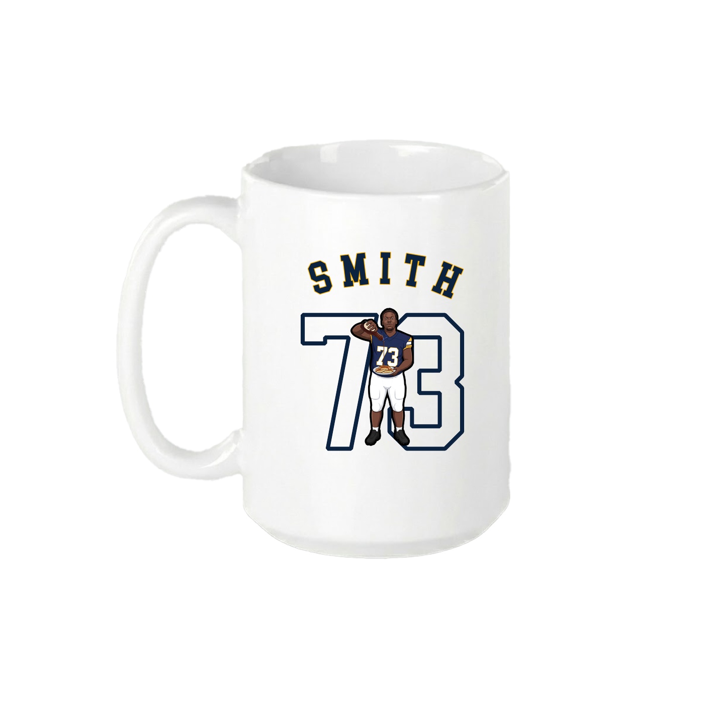 15oz Coffee Mug — Shirsey Arch in White