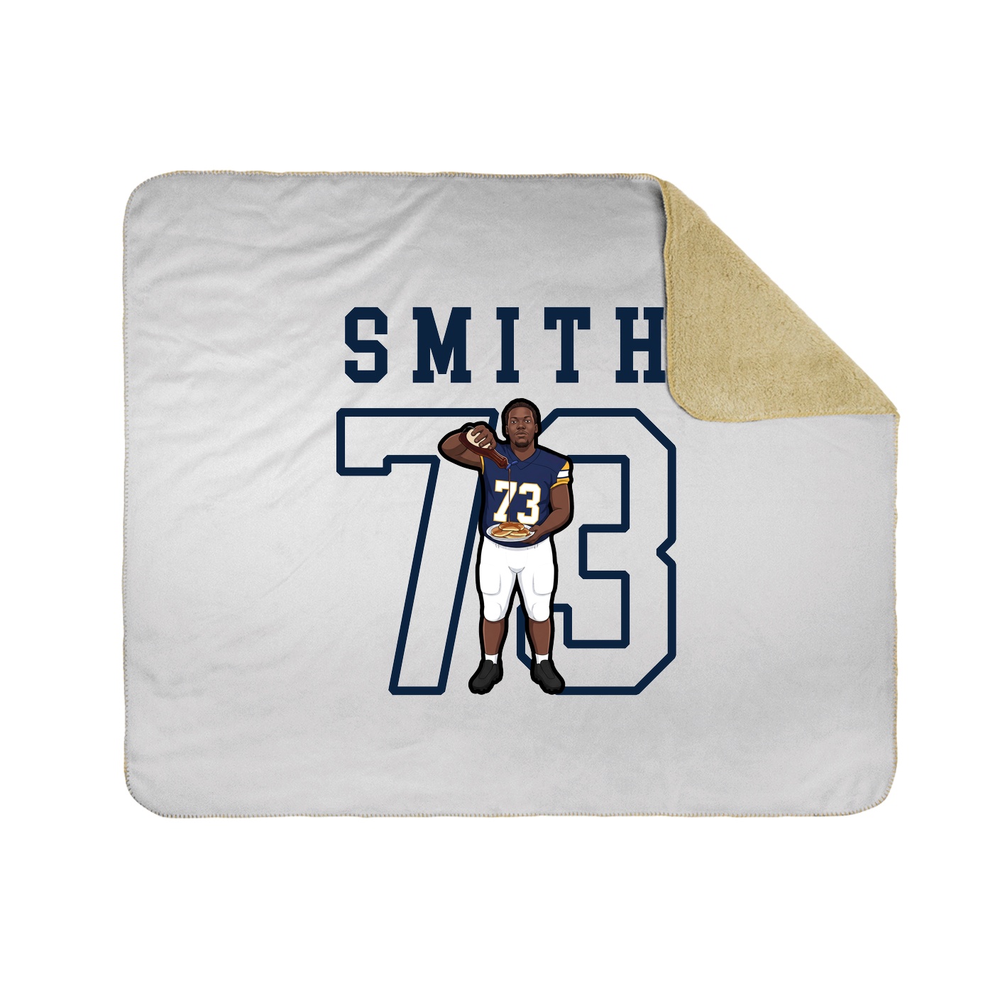 Throw Blanket — Shirsey in White