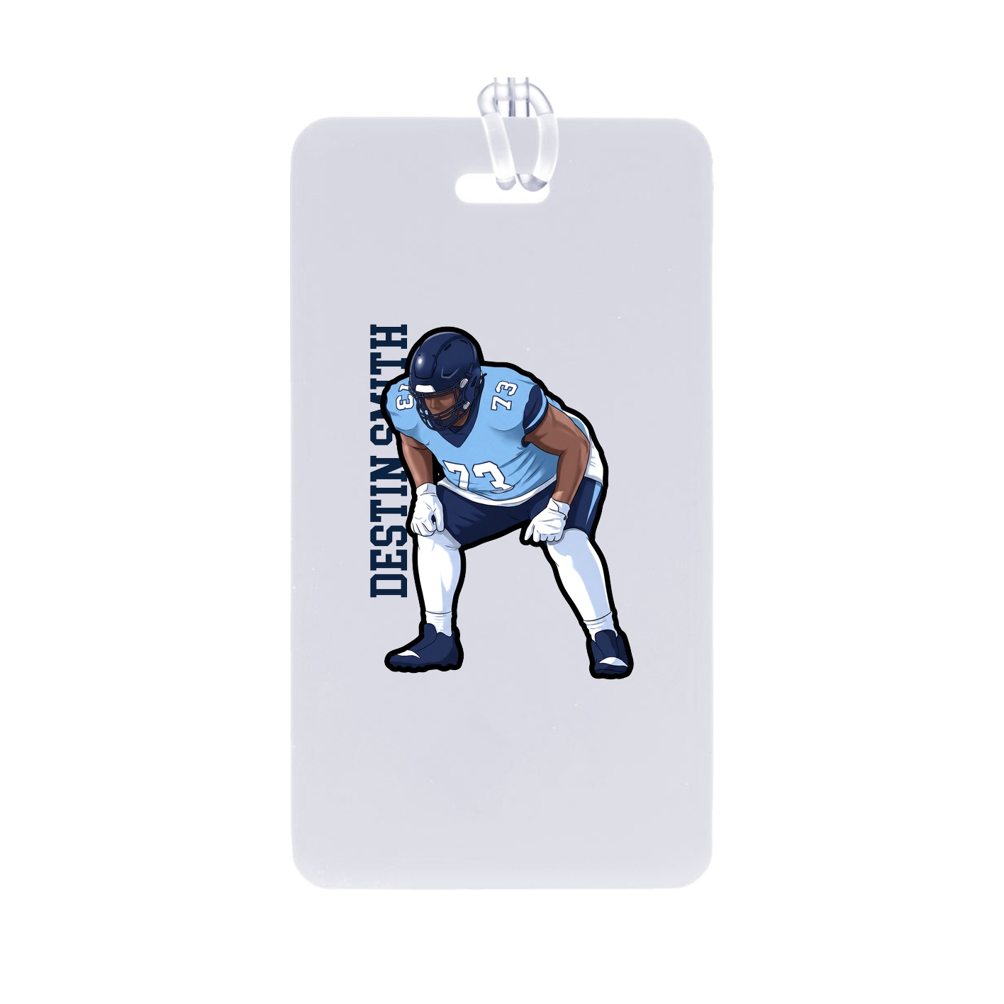Bag Tag — Name Vertical in Classic